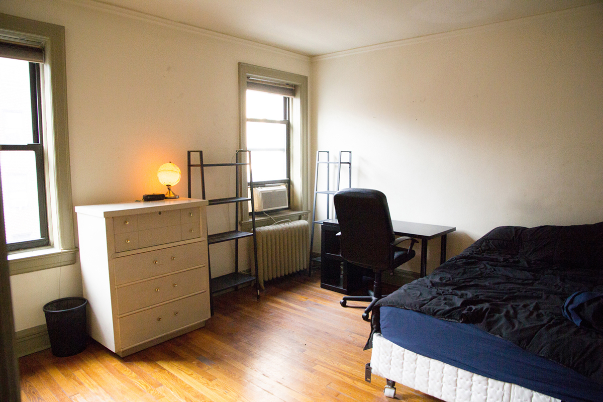 Three roommates looking for one roommate to move into our spacious 4-bedroom Midtown East 2-floor duplex apartment. One private bedroom available. Unusually large bedroom for the price point and neighborhood. Furniture available for free if needed.
About the apartment: Located in Midtown East on a quiet and elegant block near the UN. Five-minute walk to 51st/53rd 6/E/V trains and 10-minute walk to Grand Central. Our apartment is a walk-up spacious 2-floor (4th and 5th floor) duplex that includes great hardwood floors, fully appointed kitchen (including dishwasher and fridge), furnished living room, 1.5 bathrooms, and four bedrooms with excellent natural lighting. Utilities are reasonable and split evenly (cable, wireless internet, electric). Dry cleaning and wash and fold laundry service is available on the first floor of the building.
About us: Like most New Yorkers, we spend a lot of our time outside our apartment, but know we have a comfortable place to come back to when we need to. We are very laid back and quiet during the week. We are all males in our late 20s/early 30s and have stable jobs. No big parties or anything at the apartment.
About you: young adult with a very stable job. Laid back, easy going, mature. We are asking for first month's rent and security deposit up front.