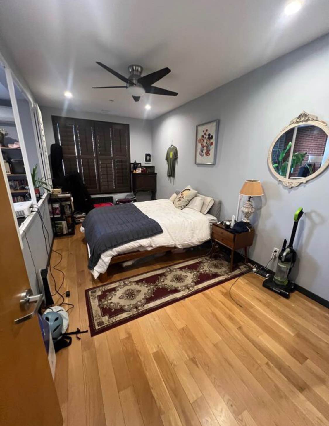 Experience the spacious and light-filled apartments in vibrant ridgewood . This thoughtfully designed one-bedroom residence offers a comfortable and modern living experience. Featuring details like exposed brick walls and large windows with customizable shutters, this home creates a bright and airy atmosphere. The adaptable shuttered design allows for flexible use of space and adjustable privacy. The generously sized bedroom easily accommodates a king-size bed and additional furniture, complemented by a built-in closet system for ample storage. The living area provides ample space for both relaxing and dining, and the sleek kitchen offers modern convenience. Located just a short walk from the DeKalb Avenue L train station, offers easy access to transportation and the many attractions of Ridgewood. Enjoy nearby favorites like a classic slice at Rosa's Pizza, traditional German fare at Gottscheer Hall, fresh baked goods at Rudy's Bakery & Cafe, a craft beer at The Keep, or a quality cup at Onderdonk Coffee. For a wider selection, explore the diverse dining options along, Forest Avenue, Woodward Ave, Onderdonk Ave, Myrtle Ave, Seneca Ave and Fresh Pond Road, new places are opening every month. If interested email me on guy.woof@outlook.com and I will reply you ASAP