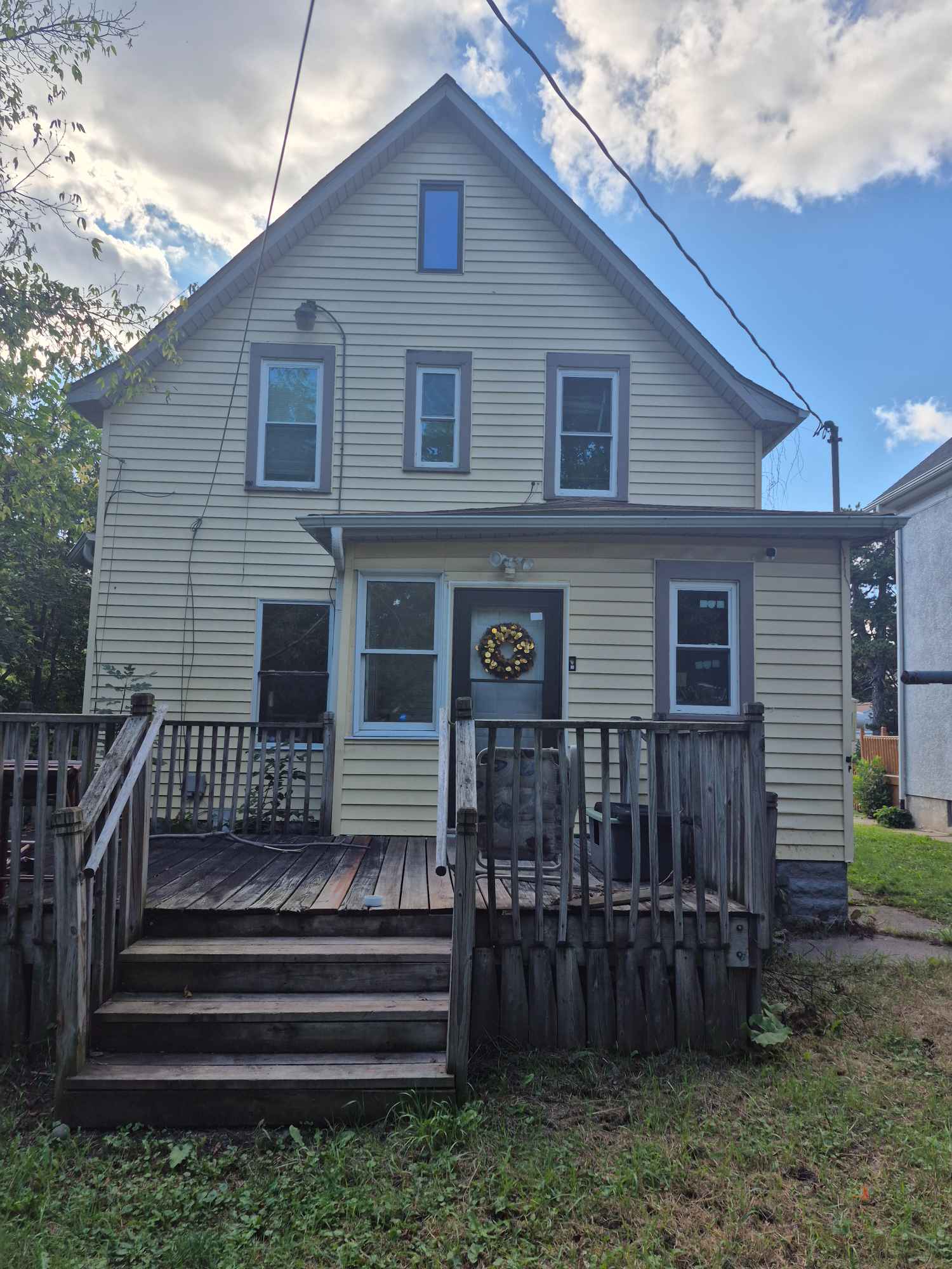Older house in north Minneapolis.

Sits next to a bus stop and a dollar store.

It will be a shared house with me and my roomate but you will have your own room for privacy. 
