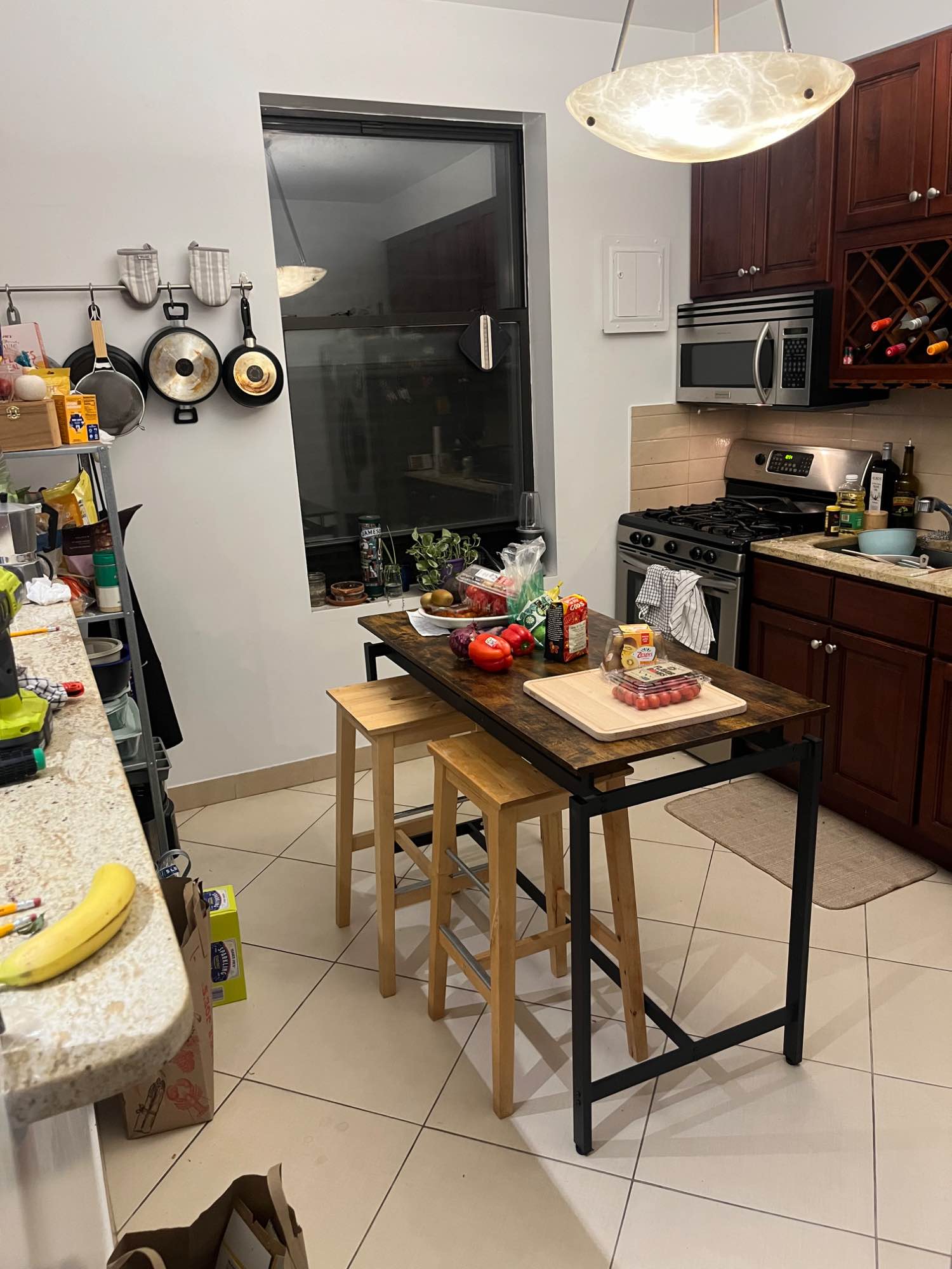 I have a bedroom available in a 2 bedroom apartment in Astoria. The kitchen and living area are quite spacious. The bedroom available doesn’t have a closet but is big enough to fit a queen sized bed and a large dresser with plenty of space left over. The room will come with a freestanding hanging closet if interested. 