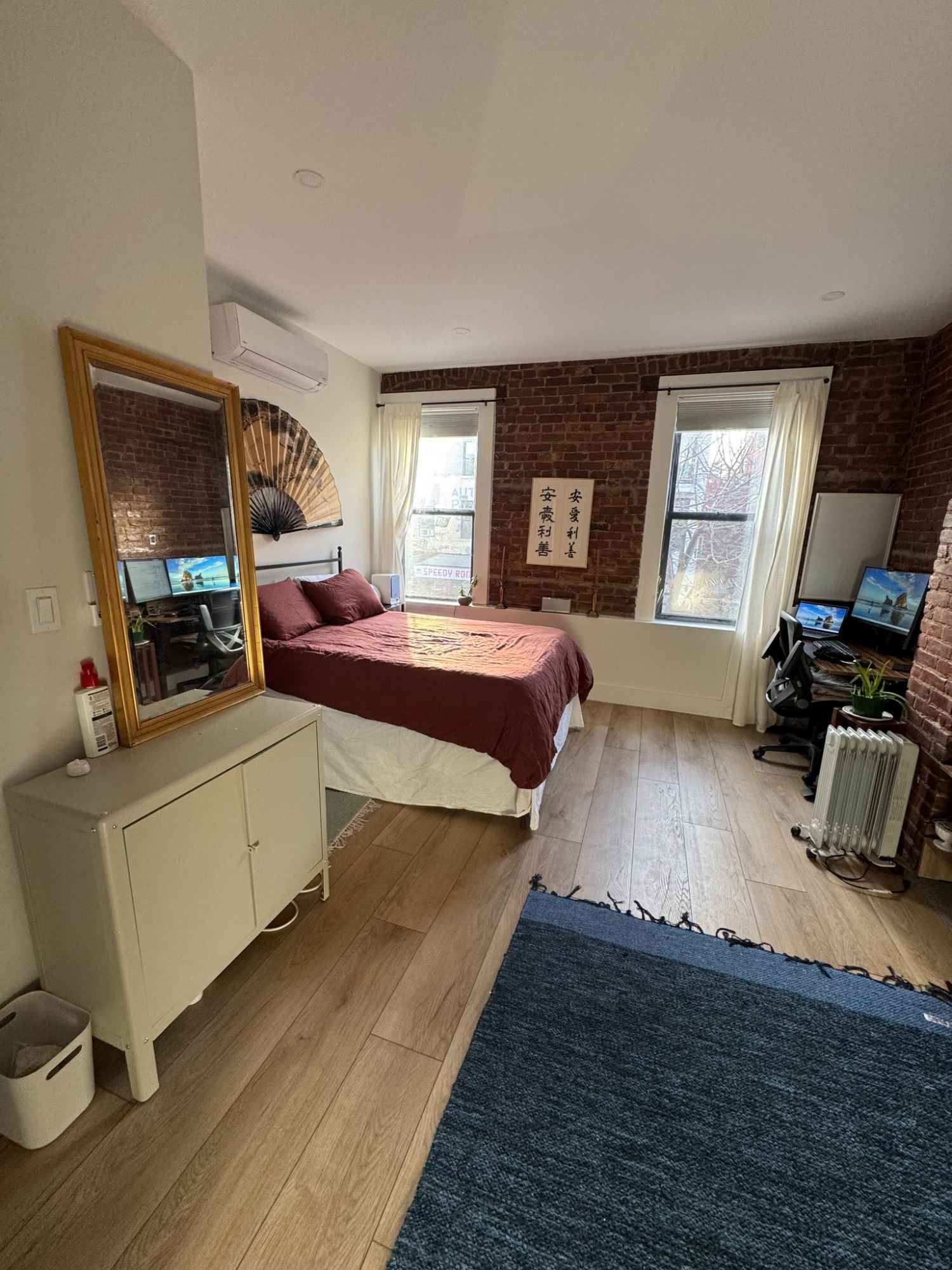 Hello! I (29M) am looking for someone to take over my roommate’s (29F) room in our 2bd/1ba in Clinton Hill. It’s on the 2nd floor (one flight up) of a converted townhouse, with only two units in the building and friendly neighbors. Timing is flexible, with sublet options starting as early as April 1 and then a lease renewal in June. Ideally, I would like to find someone to re-sign our lease with in June.

Details:
- Rent is $2250 + utilities (deposit required)
- Large bedroom with two closets, tons of natural light and space for a WFH setup, and tall ceilings
- Amenities include an in-unit washer/dryer, a full kitchen with a full-sized fridge, dishwasher, and gas stove
- Large living space with dedicated dining area and cozy TV area
- The location is just two blocks from the Classon Ave G stop
- The neighborhood has wonderful pizza, coffee, and bodegas in the area

Note: Landlord does not allow pets even though I love them

I am looking for someone in their 20s or early 30s (women, men, LGBTQ+ welcome), who is thoughtful, friendly, and respectful of the space. I am a PhD candidate finishing up my dissertation, so you must be okay with quieter workdays due to a WFH setup.

If you're interested, please reach out and share a bit about yourself. We’re happy to show the space in the coming weeks and meet to ensure it’s a good match!