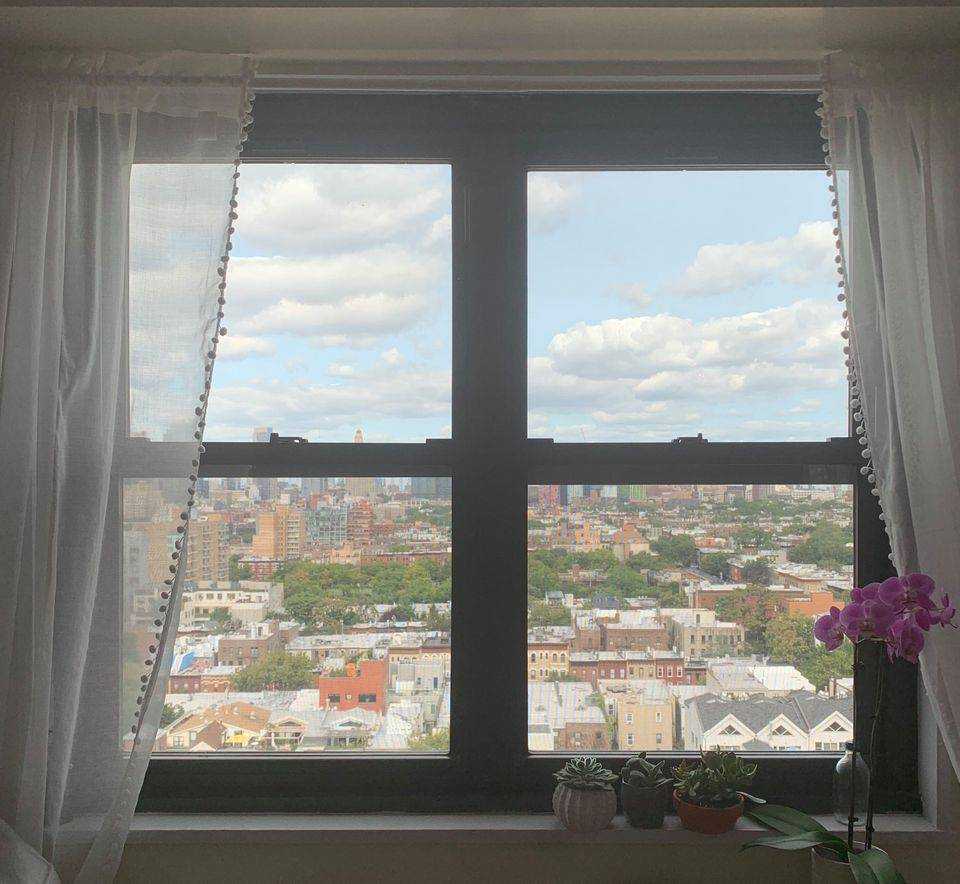 This is a fantastic opportunity for a subletter in our 3-bedroom, 1.5-bathroom apartment in Park Slope, Brooklyn, near Gowanus. Situated on the 15th floor, this apartment offers breathtaking city views. We are looking for a responsible and mature professional roommate (30s, 40s preferred, etc) who can commit for at least 12 months from September 1, 2024. The rent will be $1562 per month from September 1, 2024. The room is approx 10.2" x 12.10"
The bedroom is cozy yet spacious, with good closet space. You'll share the apartment with two roommates and one cat—single people only -- no couples. A cat or a dog could work as long as they can get along with the current residents.
Occasional low-key get-togethers with a few friends will work, but big parties won't. The current roommates are extremely approachable and friendly but generally do their own thing.
The apartment has wood floors and a large, open kitchen/living/dining area (with a small balcony) overlooking sunsets over the New York harbor. The kitchen has lots of counter space and a dishwasher and is excellent for cooking.
We are looking for a professional or artist in their 30s or 40s who will appreciate and contribute to the friendly environment here—no smoking in the apartment.
This is an excellent location in Park Slope. You are one block from the R, F, and G trains at the 4th Ave / 9th St subway station. 5th Avenue has many great restaurants, gyms, cafes, coffee shops, and more. Prospect Park is only .7 miles up the hill.
Heat and hot water are included in the rent. You will be responsible for your share of electricity, gas, and internet, usually between $40-$50 total per person per month. Laundry is in the basement of the building. There is a waitlist for parking in the underground garage.
As mentioned, the room will be available from September 1, 2024 (with the possibility of moving in earlier). Please respond with some information about yourself, ie. linkedin or social profile, as we will be interviewing candidates accordingly.