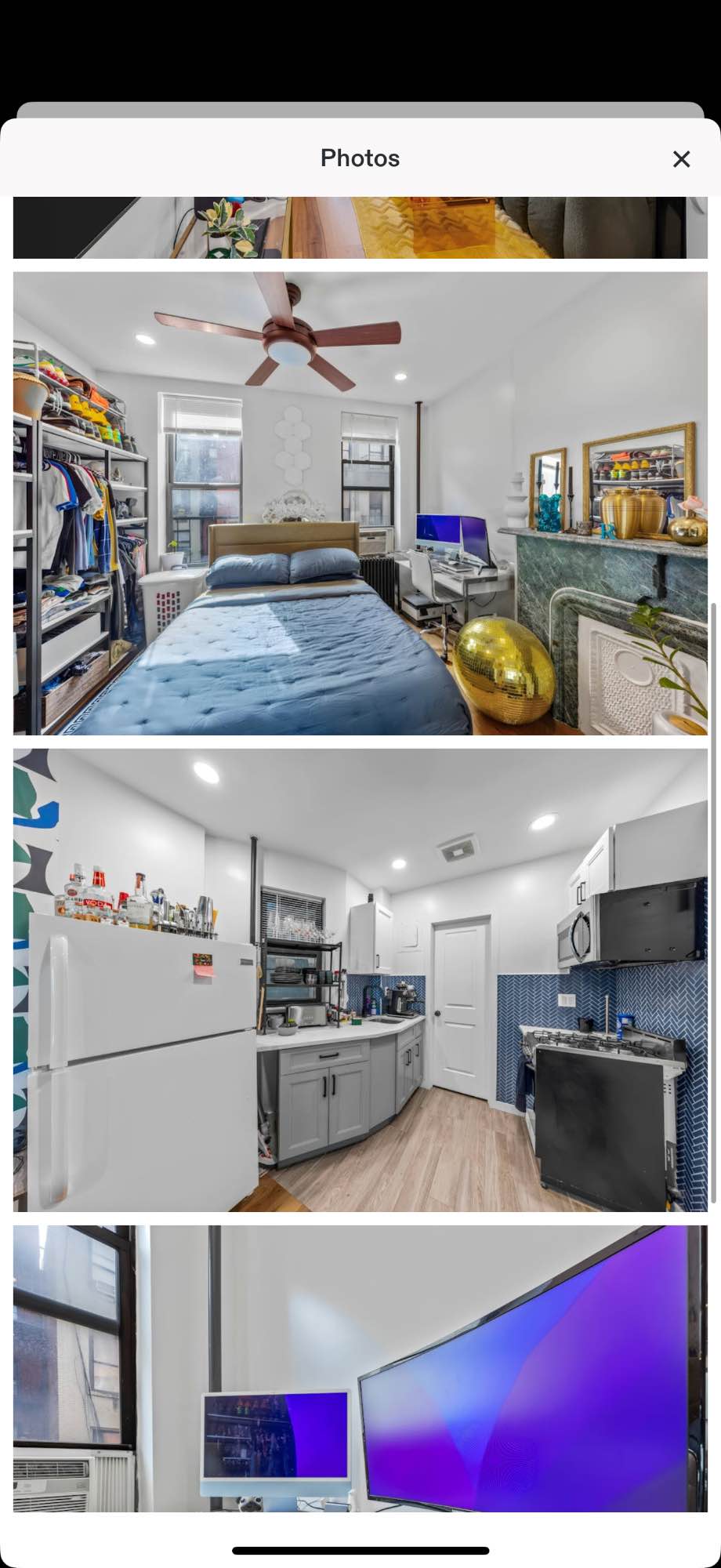 1BR / 1BA in Hell’s Kitchen. Modern furnishings and new finishes. Large TV, work station, closet space. 