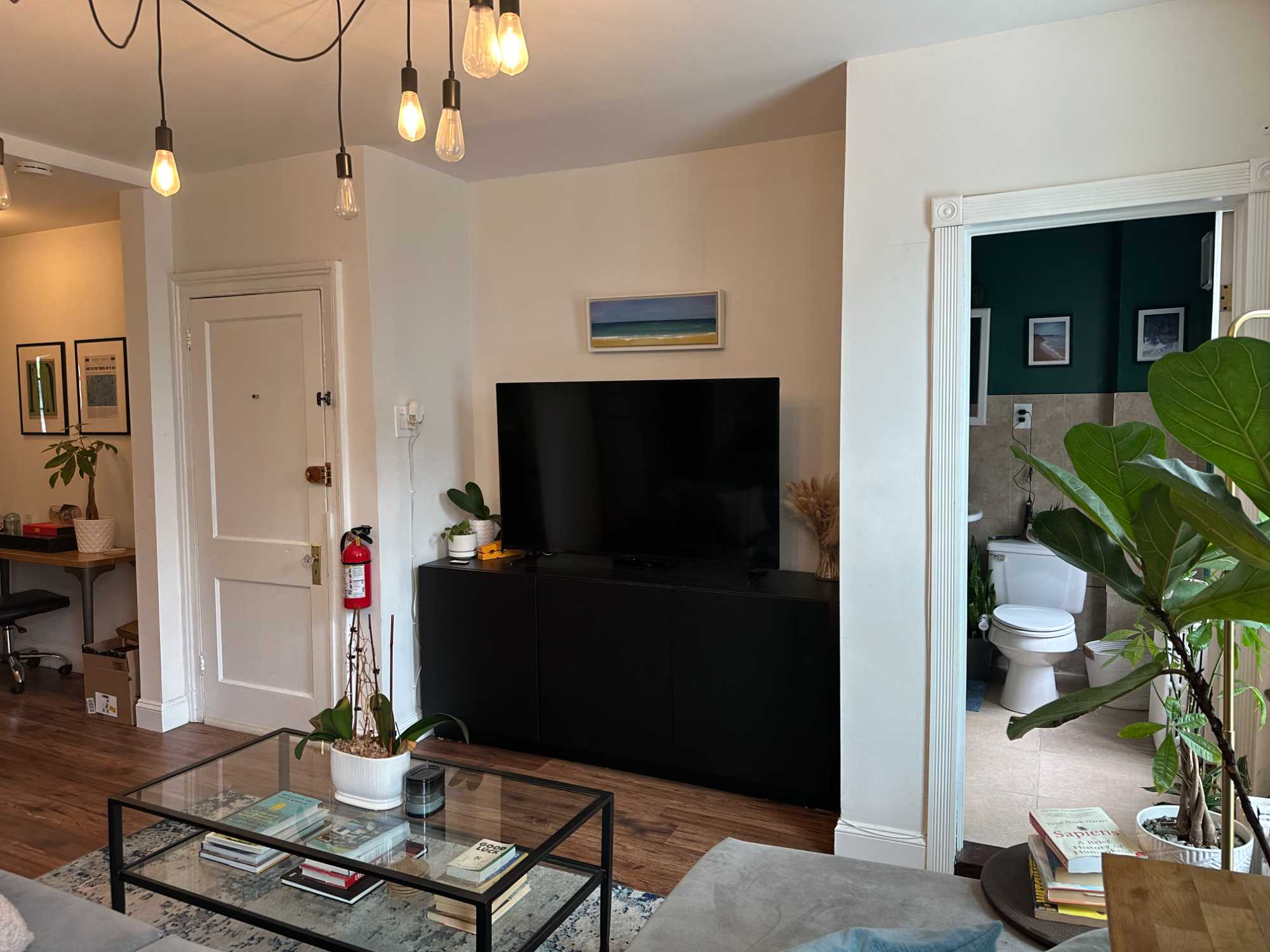 SUMMER SUBLET available for June - August!
28M looking for a roommate to fill the other half of my apartment which is in the heart of Williamsburg directly above the Bedford L stop. Beginning or mid-August start date and can go month to month from there. Also open to short term stays.
$2,125 per month (all utilities are included) and the room also comes with a private, unshared office room directly adjacent that has also been used as additional closet space. The apartment and rooms are furnished as in the photos (although I can remove it if you'd like). The bathroom is shared and there is a large private outdoor roof space. Second floor walk up. I work half office/half at home, but will be out of town here and there for a large part of the summer.
I am very clean/tidy, and looking for the same. I tend to be pretty quiet during the week/don't throw parties etc and spend a lot of the weekend outside the apartment. Open to male or female, preferably around my age, no couples or pets.
I will be moving out when my lease ends after the summer so there is also an option for lease takeover if requested.
NOTE: no laundry in building but laundromat/wash+fold are very close by. There is also no dishwasher.