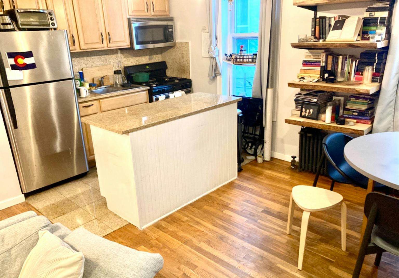 Looking for someone to sublet a room in my Park Slope/South Slope! You would be sharing with me, I am a 29/year old freelance stylist/costumer working on set for long days when i’m working.
The apartment is just one block away from the F/G train at 15th street and a block away from Prospect Park and the Nighthawk cinema! The apartment is on the second floor and is in a pre-war building, it’s a lovely little place in an amazing location if you are a fan of Prospect Park and Park Slope! Let me know if you have any questions and would like to see the place! It comes furnished and you’ll have a
dresser and a garment rack to put your things in!