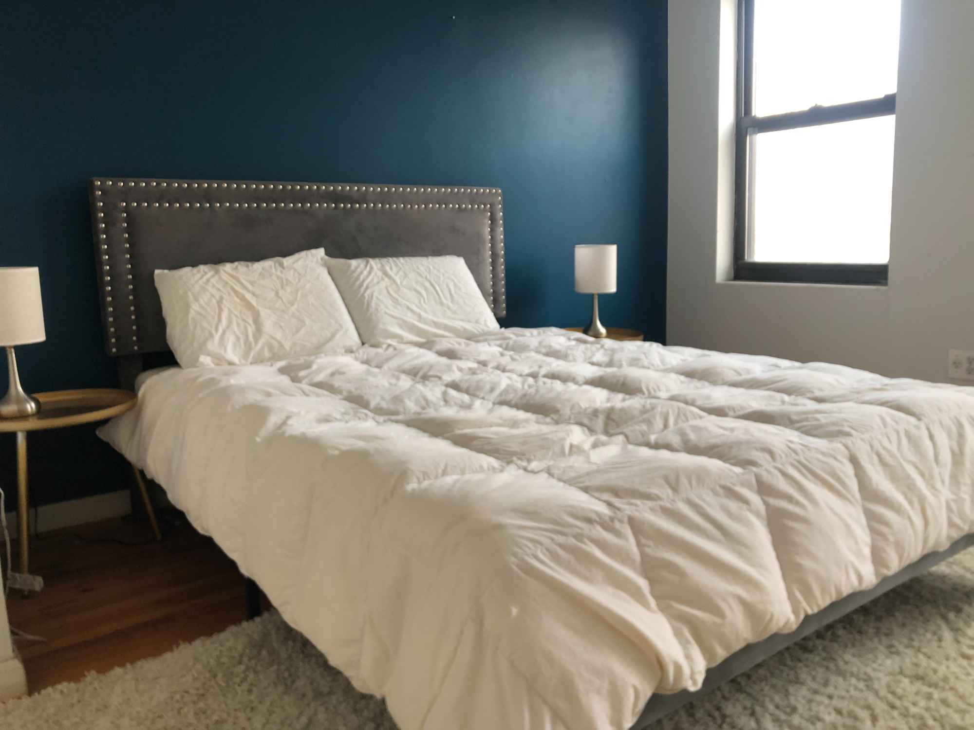 Spacious, sunlit room available April 1 in a cozy 2-bedroom Park Slope South apartment. The lease runs through August 31, 2025, with an option to renew. The 144 sq. ft. room features two tall windows, a walk-in closet, attic storage, and a new AC/heater unit. The apartment is a quiet third-floor brownstone with an open kitchen/living space, shared bathroom, and a garden view. You'll live with MC, a queer documentary filmmaker, and her sweet terrier, Pepper. MC works from home in the common space 3-4 days a week. The R train is on our block. The F and G are one stop away. plus a really nice 24-hour laundromat across the street.