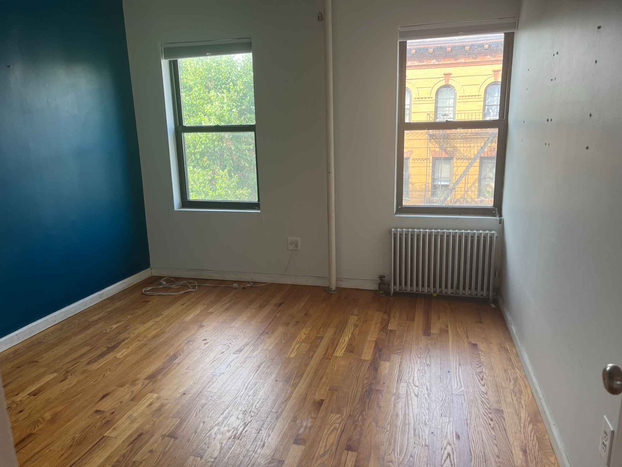 Spacious, sunlit room available April 1 in a cozy 2-bedroom Park Slope South apartment. The lease runs through August 31, 2025, with an option to renew. The 144 sq. ft. room features two tall windows, a walk-in closet, attic storage, and a new AC/heater unit. The apartment is a quiet third-floor brownstone with an open kitchen/living space, shared bathroom, and a garden view. You'll live with MC, a queer documentary filmmaker, and her sweet terrier, Pepper. MC works from home in the common space 3-4 days a week. The R train is on our block. The F and G are one stop away. plus a really nice 24-hour laundromat across the street.