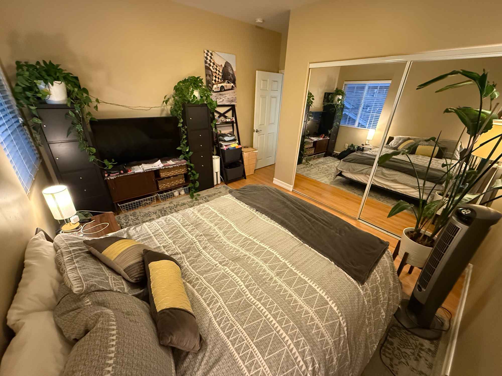 Large room for rent in a 3 bedroom, 3 bathroom home in a quiet and safe San Diego neighborhood. The house has a big, open living room and kitchen that are perfect for cooking or hanging out. Hardwood floors run throughout, and there’s central A/C and heat, plus a washer/dryer, dishwasher, and all new appliances. You’ll also have a detached garage with your own parking spot, along with plenty of street parking. The home includes a front yard, patio, and backyard great for relaxing or enjoying the San Diego weather.
The available room is bright, spacious, and comes with its own full private bathroom. The home is on a peaceful street with easy freeway access, within walking distance to a grocery store and a park just a block away. It’s also super central, just minutes from Mission Valley restaurants, shops, and more.
I’m Adam (48). I work full-time and spend much of my free time volunteering for nonprofit animal rescue. At home, I like to keep things relaxed and welcoming. I enjoy cooking, sharing the occasional meal or board game, and creating a comfortable, peaceful environment to recharge.
The room is available now. If this sounds like a good fit, message me with a little about yourself and we can set up a time for you to see the space.