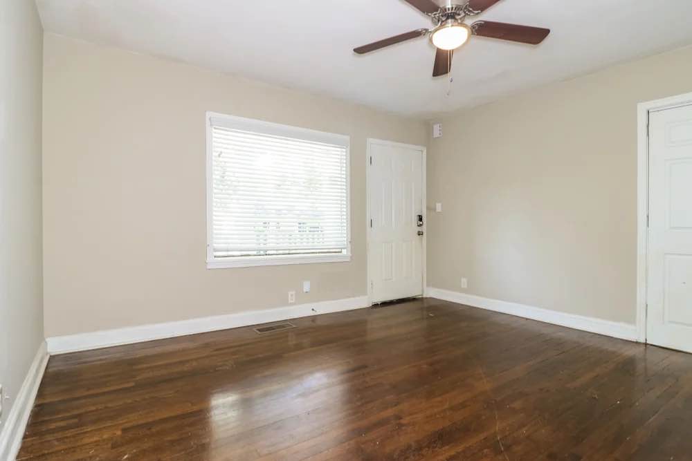 Welcome to the house you can make your home. The beauty jumps out at you as soon as you step over the threshold. Natural light, tasteful finishing, hardwood flooring can be found in this humble home. Prepare delicious meals in a great kitchen perfect for any occasion. Stainless steel appliances, sleek countertops and wooden cabinetry deliver a worry-free cooking space worthy of you. Turn this fenced backyard into the ideal outdoor space. Here’s your invitation to host dinner parties and backyard barbecues, or enjoy a little quiet time to yourself or with the family. Don't wait, apply online today!