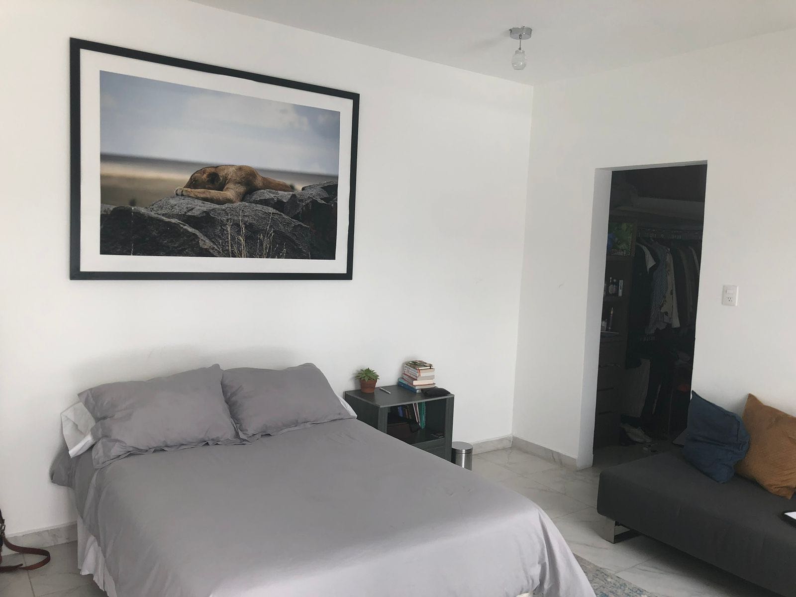 Se renta cuarto en casa en el corazon de Polanco. En Alejandro Dumas, entre Horacio y Homero.

Cuarto propio con baño propio y closet. Amueblada.

La casa se comparte con 2 roomies que nunca estan. El precio incluye servicios y limpieza.

1 estacionamiento.