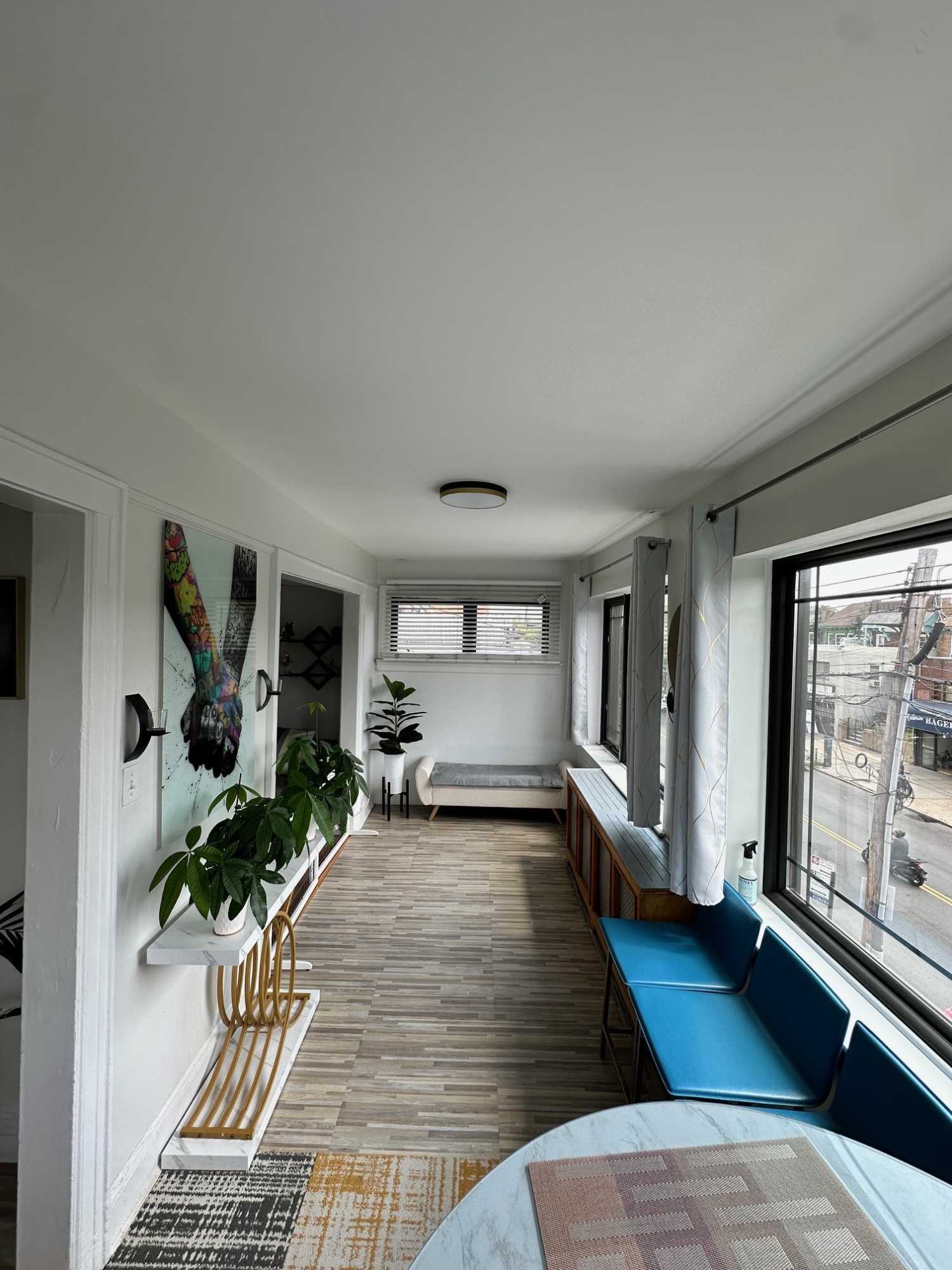 Looking for a roommate to come live with my Shiba Inu 🐕 and I in our 2 Bedroom apartment. 

Apartment is on Ditmars Blvd between 29/28 Street. Just 2 short blocks (not avenues) away from the Ditmars Blvd train station, less than 5min walk. 
On the 3rd Floor (with only one more apartment on the 2nd floor ,and a business on the ground level. See picture for reference) 

Huge fully furnished living room and Kitchen, with a sunroom/dining area in the front of the apartment.

The room: About 15x14 unfurnished, easily fits a Queen size bed, big window, medium size closet with an extra shared closet outside the room if needed. 

A little about me: 35,  Gay, single. Work as a full time Personal Trainer. and I have a very chill/friendly Shiba Inu. 
My schedule changes every week, but typically off one day of the weekend. 
When at home, I like to keep to myself and just relax and watch some TV in the living room.

You: must be LGBTQI+ friendly, like dogs and responsible with the rent and utility bills. Someone clean, respectful of our place and ideally someone who doesn't  bring the party home. 
