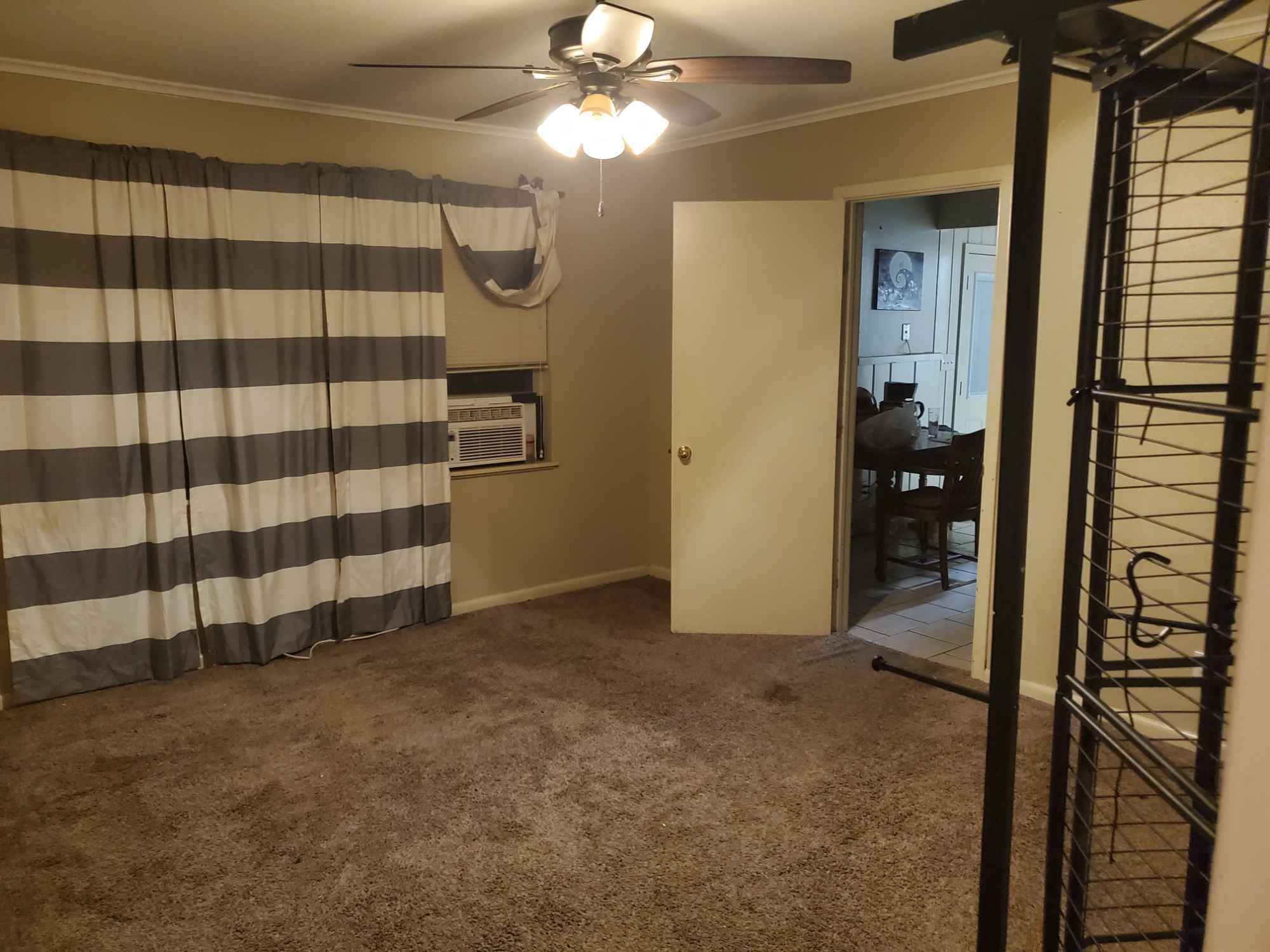 I live in one of the rooms. There is one empty room available with a private bathroom. And an empty spare room. I work 7-530 and some nights. So I'm not home half the time. The house is yours to share with me, half the bills. Shoot me a message for more details