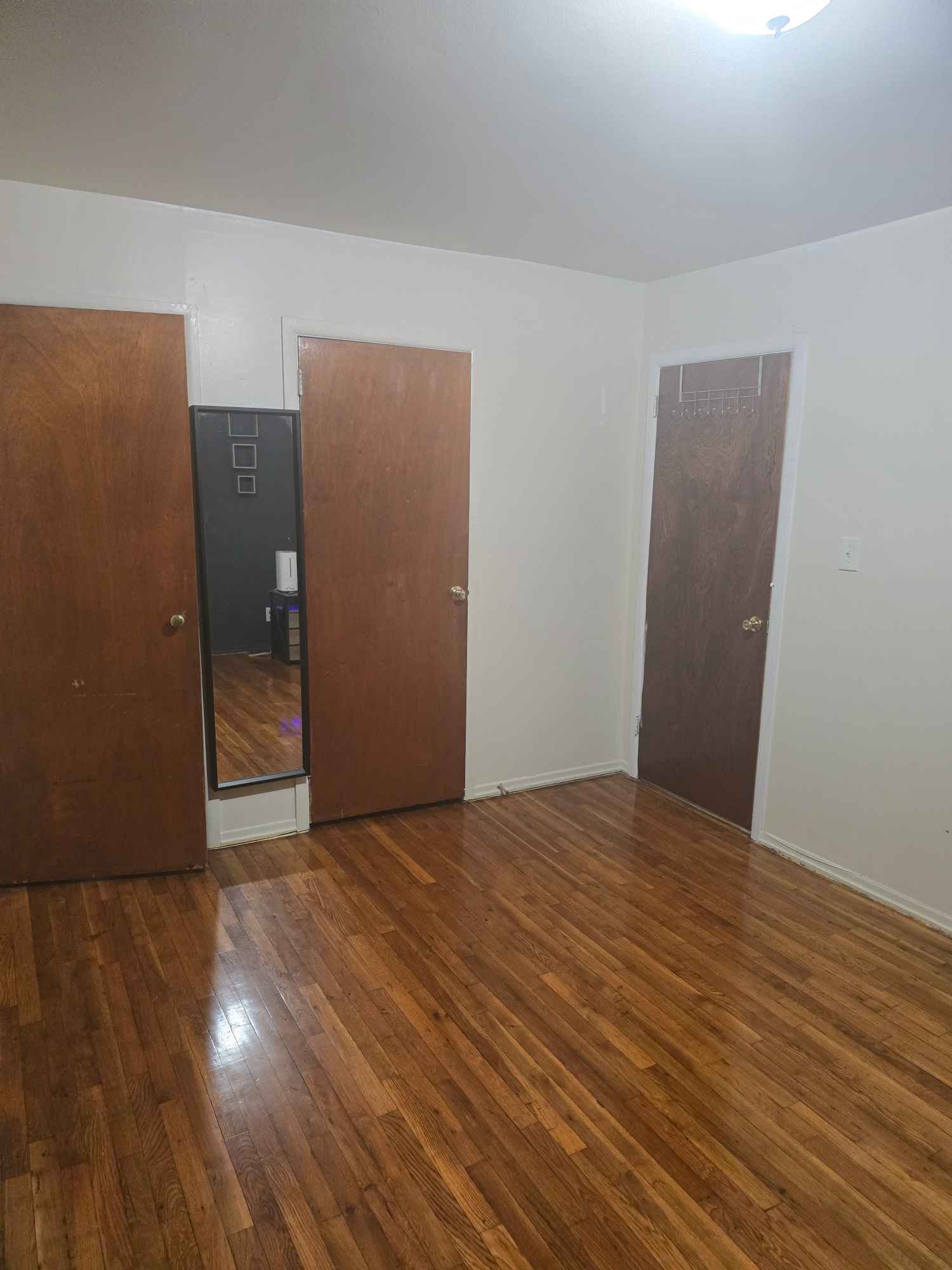 Pretty big room with two closets alot of natural sunlight can fit king size bed and other furniture 