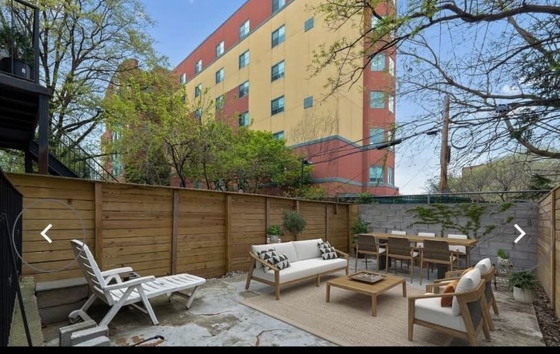 I won't be there. You will have the spot all to yourself. All Utilities are included.
It’s a large private studio with its own entrance, washer/dryer and private backyard. It's in Bedstuy Brooklyn. A block from the subway. (A/C train) 15min train ride to Manhattan. If we get this done this week I can throw in yard furniture.
Just call 516-924-7469