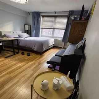 Midtown East - Large Room, 2300/ month, no brokers.
 
$2300/month rest of 2025. Somewhat flexible start date - available early November. Message for all details/ zoom showing prior to in person showing.  Background check is required, (no hard credit pull).
 
Roommate Wanted in 2BR 1 Bath for larger room, starting November 1, 2025.
 
Located: NYC, Midtown East (54th Street, between 1st Ave & 2nd Ave)  
 
Details: 1 Month Deposit. No broker’s fee. Area - nearby parks, close to many transportation options, indoor tennis, volleyball, pool options across street with very low membership cost. Many mom and pop stores for coffee, baked goods, pizza, etc. Close to many Asian/ Italian eats. Speakeasies/ Jazz bar. 
 
You will have a respectful roommate, keeps clean, quiet, washes dishes asap, wipes down bathroom. Your roommate works a 9-5 schedule in the arts. He is clean and quiet and values the same. Looking for a considerate roommate and generally will not have people over.
 
Larger room comes furnished with desk, workout bench, weights, 32” TV, ample storage, dresser, can fit California King or King, currently has queen sized bed.
 
Laundry/ Elevator building. Includes all utilities except electricity. No Doorman. No Broker's fee.  
The room comes furnished with the bed, desk and the chair that you see in the pictures. Generally very quiet street at night and surrounded by many different cafe's and fast food places (including a Starbucks/ Dunkin'/ McDonalds, Chipotle) and mom/pop stores just around the corner (great Pizza options). USPS store just one avenue over (fast package delivery) and is walkable (<14 minute walk) to St Peter’s church as well as Central Park and 5th Avenue shops.
 
Parks & Rec/ Fitness: Extremely close to many gyms (blink, equinox, etc) Across to Recreation center with a pool (low annual membership) that offers classes and other recreational activities such as volleyball as well as yoga classes among others.
 
Also very close to the Sutton Indoor Tennis Center (\~8 Min walk).
 
About Roommate: Quiet and respectful clean male who hardly has anyone.
 
Landlord has referrals (no complaints ), with proof he's lived with these people at the property.
 
Ideal roommate: Be respectful of neighbors and also agree to limit the amount of guests and give advance notice if having multiple over (more than 1). Apartment has a shoes off rule, non negotiable.
 
Transport: About a 6 min walk to nearest E, M,6 subway station entrance on 53rd/3rd, 11 min walk to N, Q, R on 60th/3rd. 3 min walk to very frequently running M15 local and express buses and Citi Bike stops.
 
 


