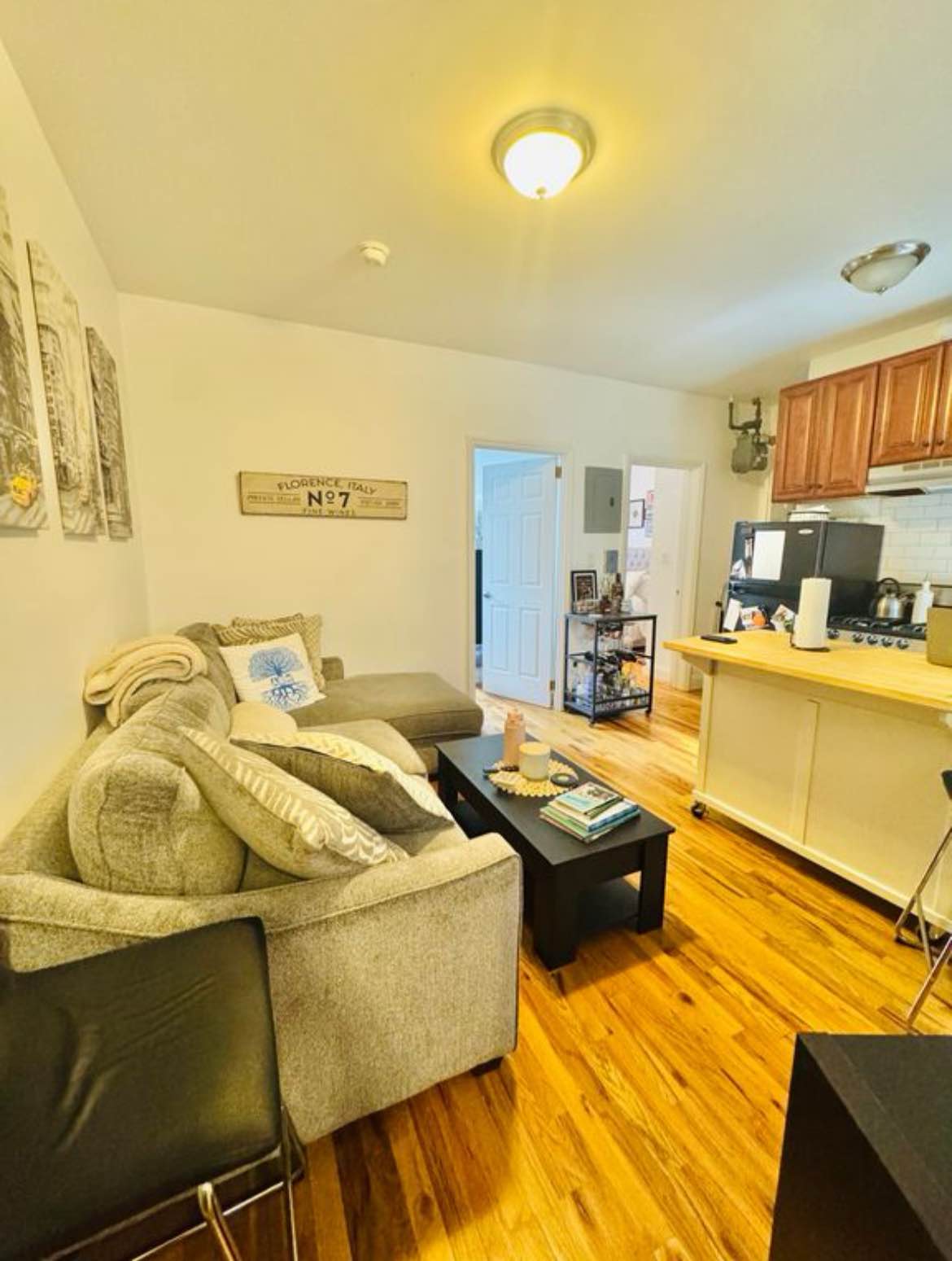 Sleek apartment in lively Bushwick! Open layout with hardwood floors, modern kitchen, and solid closet space. Near vibrant cafes, street art, and L train for quick Manhattan trips. Perfect for those craving Brooklyn’s creative edge. Ready now!