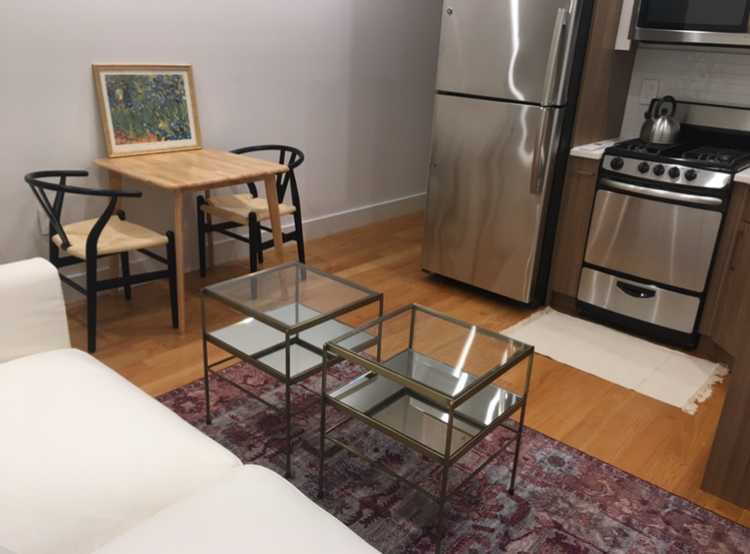 Looking for a roommate to sublet 1 room in my 2 bed, 1 bath prime Park Slope apartment! Common areas are fully furnished; move-in date flexible and looking for someone to stay at least 6 mos. Details:
- Available room is ~87 square feet with a medium-size closet and high ceiling. Utilities additional ($50-100/mo depending on season) but building has FREE LAUNDRY in basement (savings of ~$40/mo)
- 1 block to Prospect Pk; ~10-min walk to Grand Army Plaza 2/3, 7th Av B/Q (at Flatbush) or 7th Ave F/G (at 9th St); close to Grand Army Plaza Greenmarket, Brooklyn Public Library, NYP Brooklyn Methodist Hospital, Barnes & Noble, and great dining options!
- 2nd-floor walkup in gut-renovated building with no recent Dept of Bldgs complaints; high-quality & relatively new kitchen & bath finishes (no dishwasher); wall-mounted ACs. 
- No pets, live-in couples, or smokers; landlord reqs 1mo Security, credit check, stable income
- You'd be living with me (primary leaseholder); I'm looking for a roommate in her/their late 20s-mid-30s. I'm covid-vaccinated, clean, considerate, LGBTQ+ friendly, relatively quiet, and work M-F (2 days in-office). I'd ideally be on friendly terms w/ my roommate, and would love to host the occasional movie/game night or dinner party!