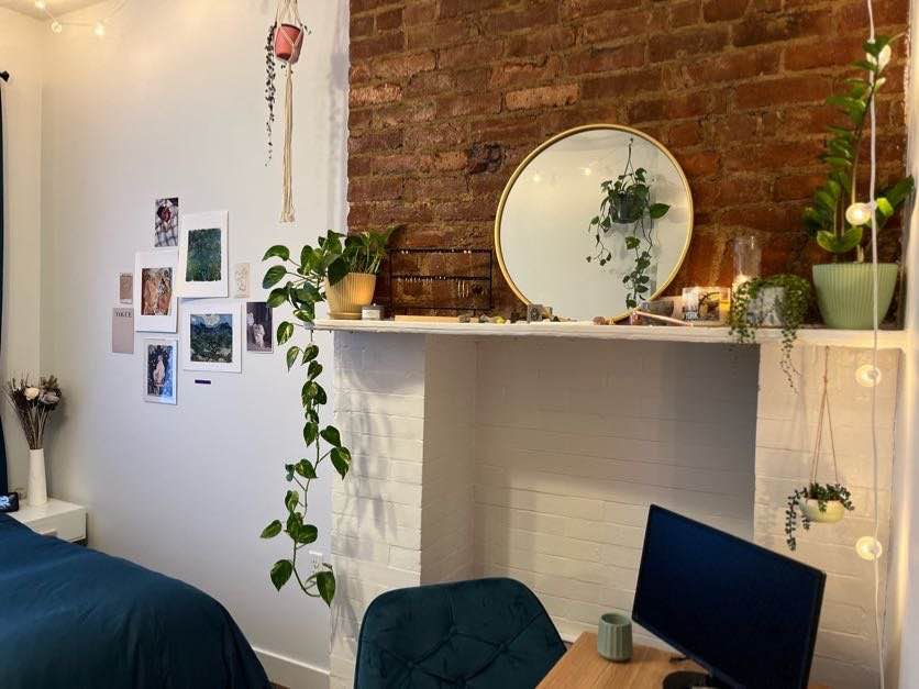 Quiet back bedroom in 3rd (top) floor walk up building (rent stabilized 2-bedroom apt). Bedroom is unfurnished, but kitchen and living room are fully stocked! I value a clean living space and mutual respect in a roommate. I work in the city 4 days per week. Will be required to submit application to sign on to lease—clean rental payment history, 40x rent income, and solid credit required.