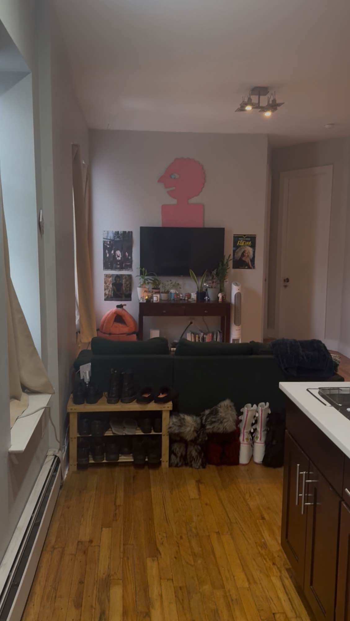 Hello! I am looking for a tenant to takeover one spot on our lease, I and my two roomates will be staying and we are looking for someone clean and responsible, we are all 21-23, student or working full time, afab, and lgbtq+ friendly. Laundromat is a one minute walk, the C is a 6 minute, and B47 is a one minute walk away. Common space is fully furnished! Please let me know if you have any questions!