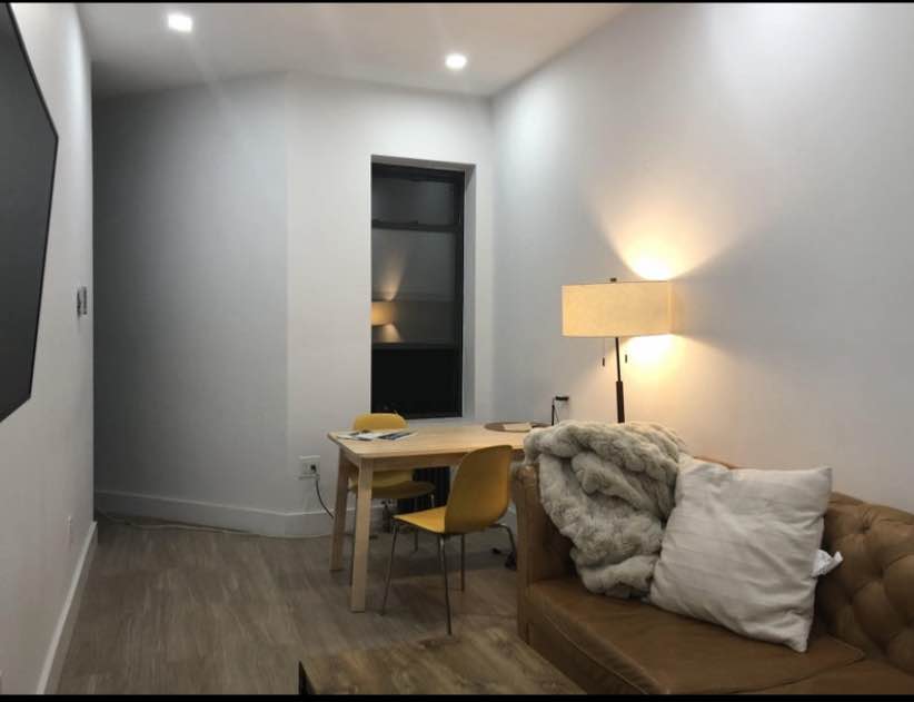 Apartment Features: -Completely renovated with condo level finishes -2 Queen size bedrooms with windows -2 Full bathrooms -Stainless steel appliances including dishwasher & microwave -Hardwood floors throughout -High ceilings with recessed lighting -Great natural light -NO PETS ALLOWED
S 2 3 4 5 trains less than 500 feet away on Eastern Parkway at Franklin Ave stop! Less than a half a block to all the shops, restaurants and cafes on Franklin Ave including Barboncino Pizza, Chavelas, Little Zelda coffee, Franklin Park, way too many to name! Short distance to Brooklyn Museum, Botanical Gardens and Prospect Park.
About the room:
The room available is on the opposite side of the apartment from the other bedroom, so there is little to no noise interference (bedrooms don't share a wall). The room is large enough to fit a queen-size bed, as well as a dresser and a small desk. There is a decent sized closet with shelving in the top for storage. There are 2 windows in the bedroom and an included window AC unit.
You will have your own private bathroom with luxury-style stall shower. 