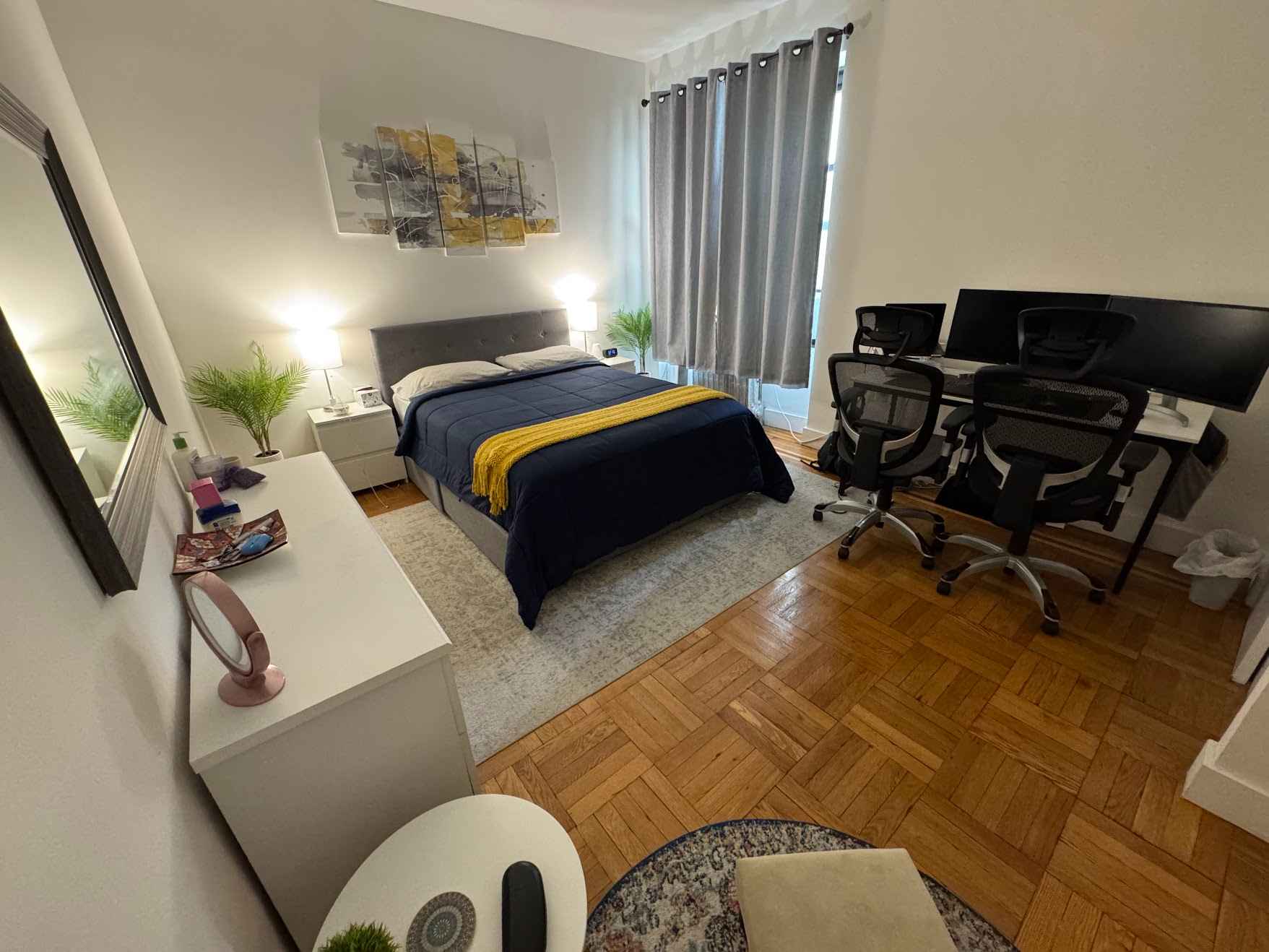 Available Aug 25, 2025 | Lease takeover until April 1, 2026 (option to renew)
$3,095/month | Pet friendly 🐾

We love this apartment so much, we’ve renewed the lease for 4 years straight — but we’re sadly moving out of the city. This is truly a rare find in Manhattan, especially for the size, light, and location. Perfect for Columbia University students or anyone wanting quick access to Midtown.

✨ Highlights:
- Huge bedrooms: 16×11 and 13×11 — both fit king beds + desks easily
- Flooded with natural light (both rooms are street-facing) ☀️
- Super pet friendly (small extra cost)
- 3rd floor (Building has an 11-pax elevator that was recently fully renovated)
- Laundry in the basement
- Dishwasher, microwave, refrigerator, oven, 4-gas stove (all appliances are only 3 years old)
- Currently fully furnished – take it as-is at a steep furniture discount or unfurnished (your choice)

📍 Location perks:
- 3 min walk to 137th St subway (1 train) → 20 mins to Times Square
- 1 min to M4/M5/M11 bus stops
- Grocery store (Food Universe) 1 block away
- Multiple 24/7 delis within a block
- 5 min walk to Riverbank State Park
- Close to Columbia Business School & Morningside Heights campus

💬 Tours & Details:
- Happy to do a call, virtual tour, or in-person showing for serious inquiries.
- First-come, first-served — this is truly a steal for the size, location, and rent.

Rent: $3,095/month (lease takeover) unfurnished; DM to discuss/negotiate furnished pricing -- water & gas included
Utilities: Electricity, Internet -- extra charge 
Available: August 25, 2025
Pets: Yes (small extra cost)