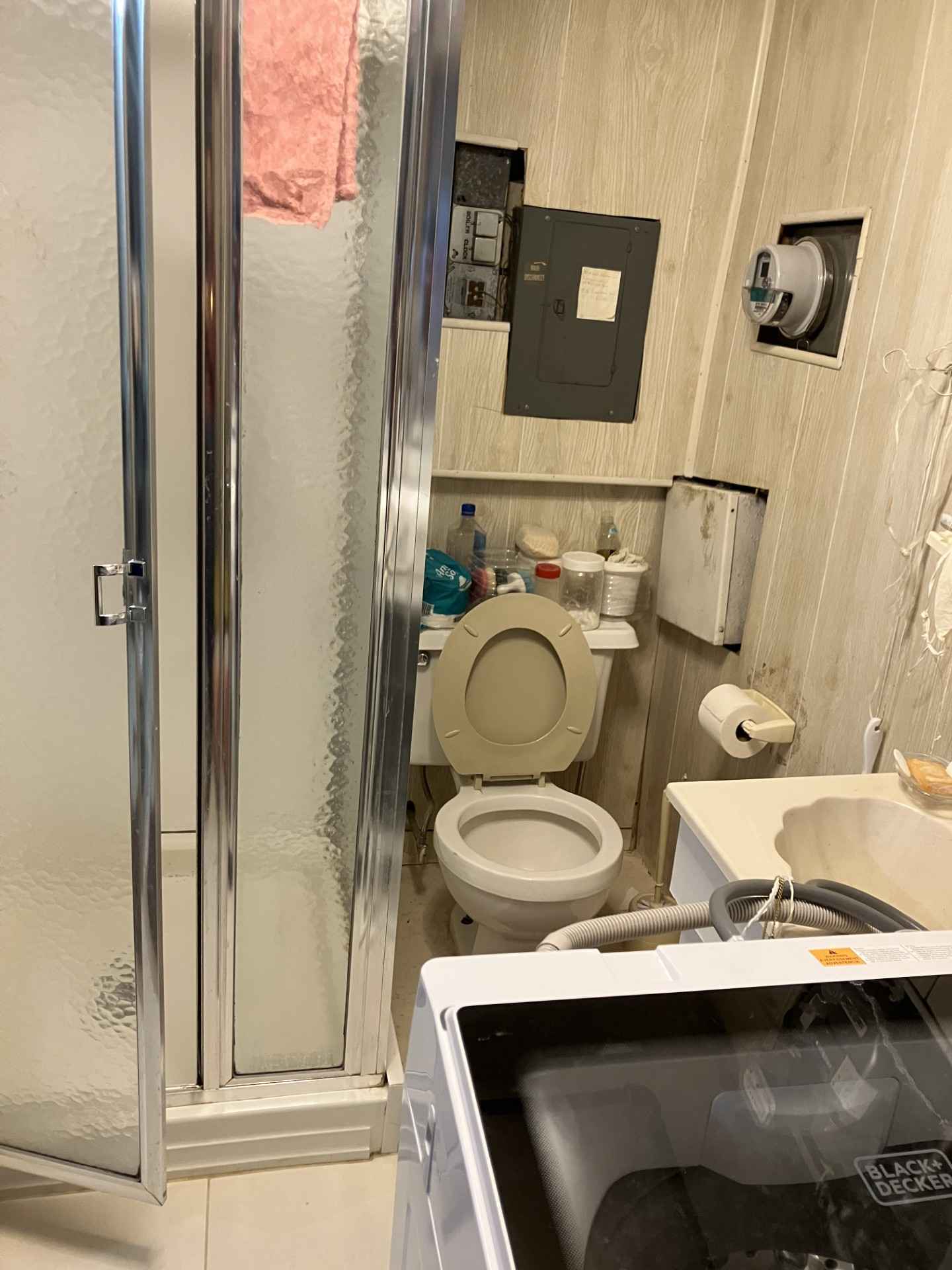 You can either pay rent or do 30 hours/month of housekeeping, such as cleaning, vacuuming, and grocery shopping because I'm a single man living alone. I'm straight, Catholic, and no pets. The pictures I posted are of the small basement in my small house that I do laundry in. As you can see from the pictures of my basement, things could look neater. It has a small bathroom and separate entrance. I use the upstairs bathroom, but the basement shower would have to be shared since the upstairs one is unusable. Since my house is small, please do not contact me if you will bring large furniture, or are married, or have kids, or invite guests. The living room, dining room, and kitchen can be shared. I will use the upstairs bathroom and you can use the downstairs bathroom in the basement. I can be reached at nycguy854 at outlook dot com if you're interested in my listing.