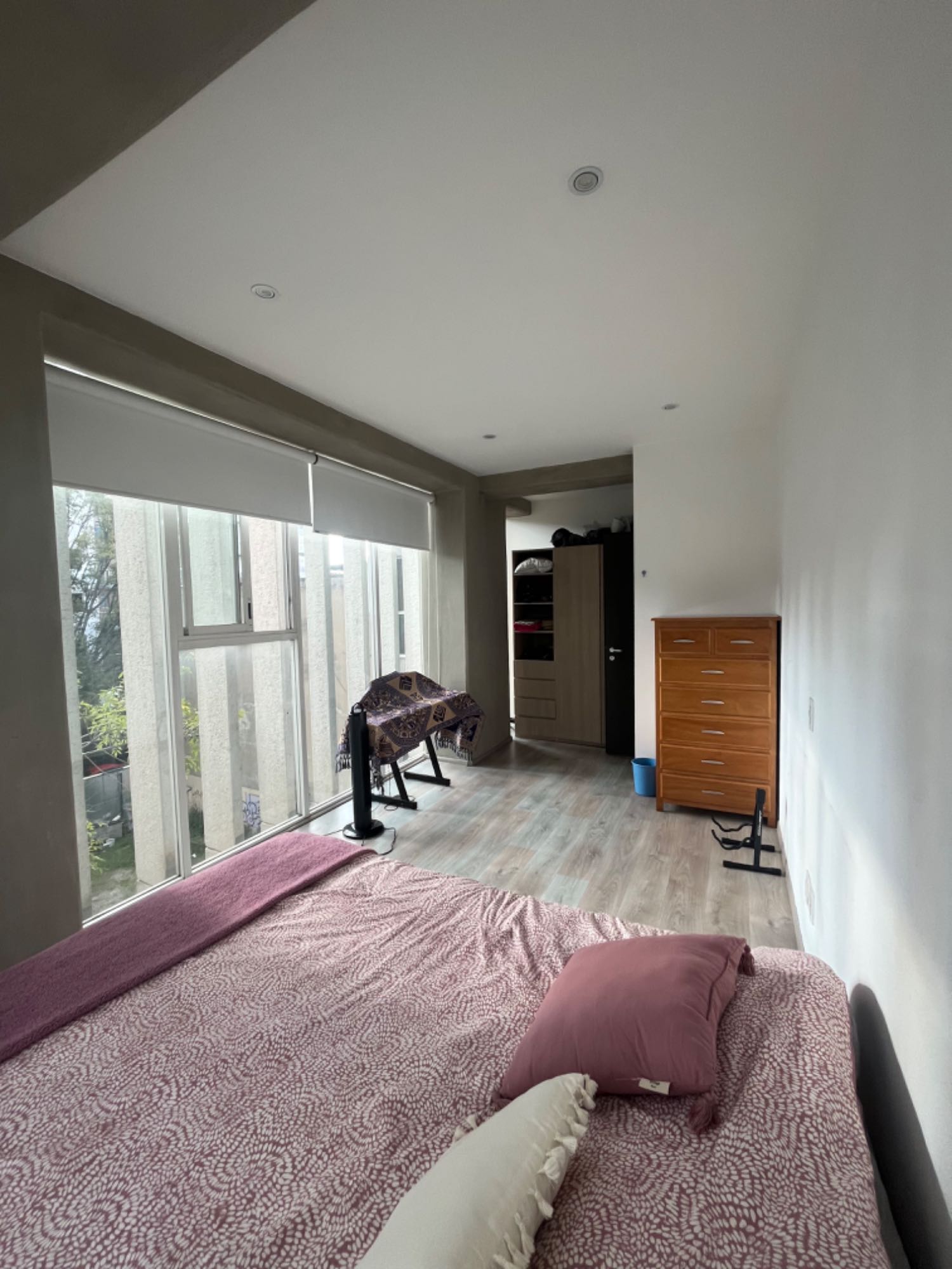 Hola soy Cynthia Roé y vivo en una de las zonas mas lindas de la CDMX, la Roma Sur. Es una zona muy buena para caminar rodeada de cafés y restaurantes. A pocas cuadras se encuentra el mercado Medellín, el jardín Lopez Velarde,  Av. Insurgentes y La Condesa. 

Soy cantautora, profesora y estudiante de música.

Me encanta mi departamento, me gusta mucho la tranquilidad y el orden. No se pueden hacer fiestas dentro del departamento pero si en el rooftop.

El edificio es muy nuevo, el departamento muy grande y luminoso. 