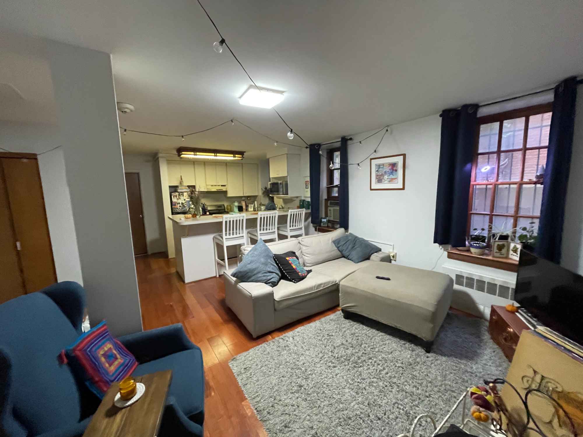 I'm Lily, 27 y/o, lived in this apartment for 3 years! Looking for someone to take over my roommate’s lease starting Jan 1. The apartment is a 2BR / 2BA in Brooklyn Heights.

What you get:
* Your own bedroom + private bathroom
* Walk-in closet
* Bedrooms on opposite sides of the apartment (great privacy)
* Large kitchen + counter space and a comfortable living room
* AC in main living area
* Laundry + small gym on the same floor
* Elevator building — only apartment on our floor
* Prime location: quick walk to 2/3 + A/C trains, steps from the Brooklyn Heights Promenade
* Outgoing roommate may leave furniture if you want to keep anything