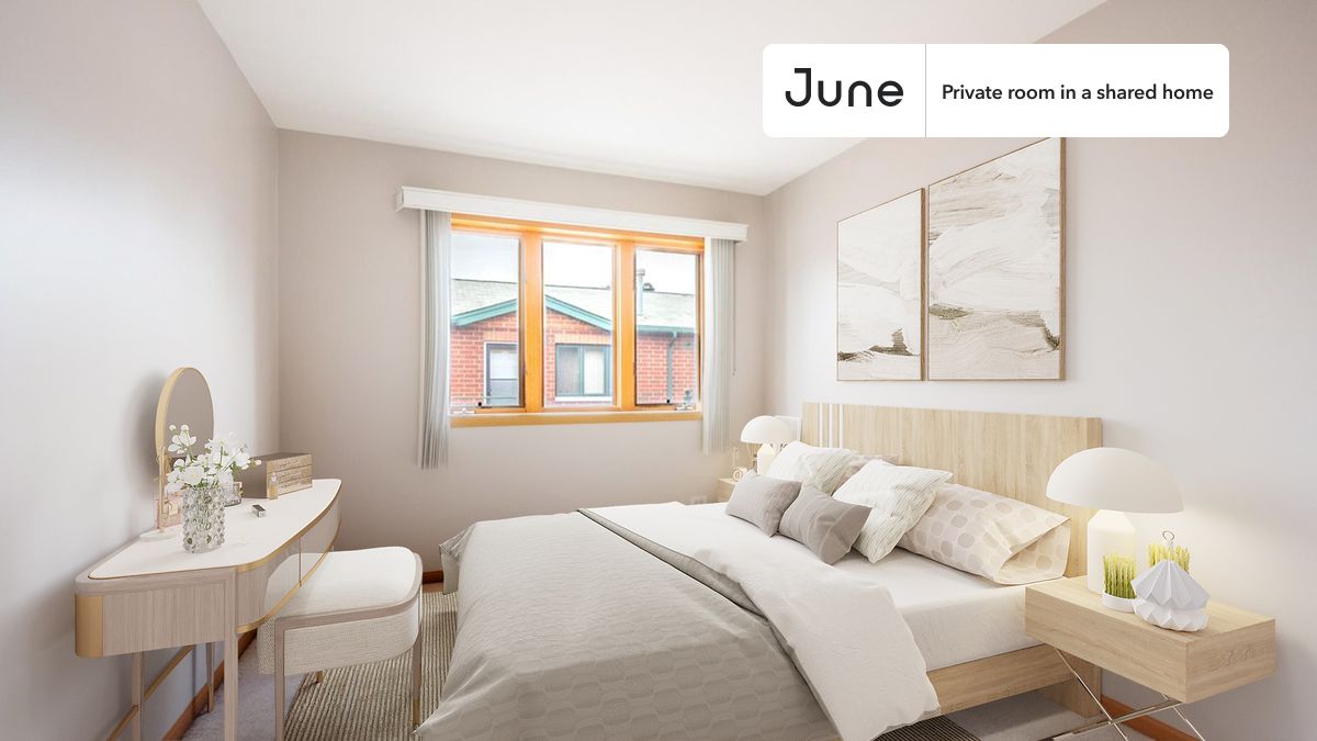 PLEASE NOTE: This is a private room in a shared apartment. You will have your own bedroom and shared common areas (kitchen, bathroom, etc.) with other residents.
Queen bedroom in a 4 bedroom / 2.5 bathroom apartment!
Check out 3D tour now: https://jnhm.es/8cn
This Queen room in Chinatown is available on a 12 month lease or a flexible short term (31 to 364 days) lease. You pick your custom start and end date. Monthly rent rate is determined by furnishing preference, move-in date and move-out date. Speak to a June representative for recommendations on the best stay duration for the lowest rate, and learn more about this home on the June website: https://jnhm.es/6qB
Amenities of this home: Wi-Fi - Paid separately (High-Speed), 32-inch Flat-Screen TV, Dining area, Dishwasher, Furnished Common Areas, Guarantors Allowed, Laundry in building (free), Living area, Hardwood Flooring, Microwave, Oven, Refrigerator, garage parking (paid), also, this unit is conveniently located, several local parks, restaurants and bars are just minutes away.
About June Homes: Welcome to the easiest rental experience of your life. Rent furnished or unfurnished apartments on a 12 month lease or a flexible short term (31 to 364 days). As a resident, you’ll have access to 24/7 support and monthly cleanings of the home’s shared spaces. Sign up now to apply online for your next home with June: https://jnhm.es/sign-roomi
Brokers welcome! Contact us for more details.
Interested? Kindly note that the minimum stay duration would be 32 days.
Use this listing ID when speaking to June team: #1632 D