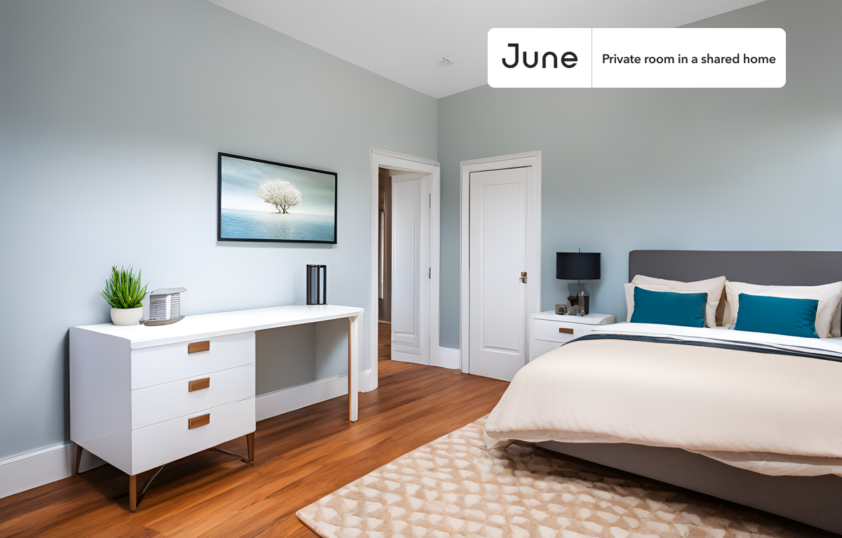 Queen bedroom in a 4 bedroom / 1.5 bathroom apartment!
Check out 3D tour now: https://jnhm.es/VL
This Queen room in Allston is available on a flexible 1-18 month lease. Monthly rent rate is determined by furnishing preference, move-in date and move-out date. Speak to a June representative for recommendations on the best stay duration for the lowest rate, and learn more about this home on the June website: https://jnhm.es/5GZ
Amenities of this home: Dishwasher, Furnished Common Areas, Wi-Fi - Paid separately (High-Speed), Guarantors Allowed, 32-inch Flat-Screen TV, Street parking, Hardwood Flooring, Microwave, Oven, Refrigerator, also, this unit is conveniently located, several local parks, restaurants and bars are just minutes away.
About June Homes: Welcome to the easiest rental experience of your life. Rent furnished or unfurnished apartments for 1 - 18 months, bypass hidden costs and broker fees and enjoy an easy move-in. As a resident, you’ll have access to 24/7 support and monthly cleanings of the home’s shared spaces. Sign up now to apply online for your next home with June: https://jnhm.es/sign-roomi
Interested? Kindly note that the minimum stay duration would be 31 days.
Use this listing ID when speaking to June team: #681 C