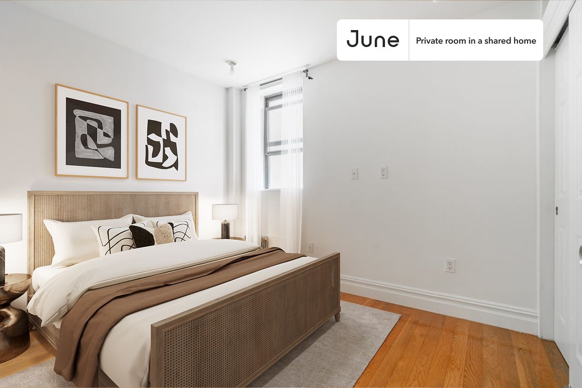 Full bedroom in a 2 bedroom / 1 bathroom apartment!
Check out 3D tour now: https://jnhm.es/87v
This Full room in East Village is available on a flexible 1-18 month lease. Monthly rent rate is determined by furnishing preference, move-in date and move-out date. Speak to a June representative for recommendations on the best stay duration for the lowest rate, and learn more about this home on the June website: https://jnhm.es/64D
Amenities of this home: Dishwasher, Furnished Common Areas, Wi-Fi - Paid separately (High-Speed), Guarantors Allowed, Dining area, Street parking, Laundry - Paid separately (in building), Wall-Mounted TV, Hardwood Flooring, Microwave, Oven, Refrigerator, also, this unit is conveniently located, several local parks, restaurants and bars are just minutes away.
About June Homes: Welcome to the easiest rental experience of your life. Rent furnished or unfurnished apartments for 1 - 18 months, bypass hidden costs and broker fees and enjoy an easy move-in. As a resident, you’ll have access to 24/7 support and monthly cleanings of the home’s shared spaces. Sign up now to apply online for your next home with June: https://jnhm.es/sign-roomi
Interested? Use this listing ID when speaking to June team: #1148 A