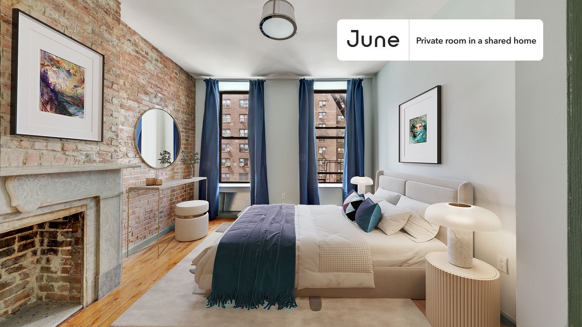 PLEASE NOTE: This is a private room in a shared apartment. You will have your own bedroom and shared common areas (kitchen, bathroom, etc.) with other residents.
Queen bedroom in a 2 bedroom / 1 bathroom apartment!
Check out 3D tour now: https://jnhm.es/Uc
This Queen room in East Harlem is available on a 12 month lease or a flexible short term (31 to 364 days) lease. You pick your custom start and end date. Monthly rent rate is determined by furnishing preference, move-in date and move-out date. Speak to a June representative for recommendations on the best stay duration for the lowest rate, and learn more about this home on the June website: https://jnhm.es/5C6
Amenities of this home: Furnished Common Areas, Wi-Fi - Paid separately (High-Speed), Guarantors Allowed, Decorative fireplace, 32-inch Flat-Screen TV, Street parking - City permit required, Hardwood Flooring, Microwave, Oven, Refrigerator, also, this unit is conveniently located, several local parks, restaurants and bars are just minutes away.
About June Homes: Welcome to the easiest rental experience of your life. Rent furnished or unfurnished apartments on a 12 month lease or a flexible short term (31 to 364 days). As a resident, you’ll have access to 24/7 support and monthly cleanings of the home’s shared spaces. Sign up now to apply online for your next home with June: https://jnhm.es/sign-roomi
Brokers welcome! Contact us for more details.
Interested? Use this listing ID when speaking to June team: #577 A