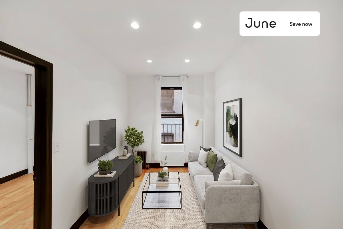 1 bedroom in East Village on flexible lease terms.
Check out 3D tour now: https://jnhm.es/Vz
This 1 bedroom apartment on the East Village is available on a 12 month lease or a flexible short term (31 to 364 days) lease. You pick your custom start and end date. Monthly rent rate is determined by furnishing preference, move-in date and move-out date. Speak to a June representative for recommendations on the best stay duration for the lowest rate, and learn more about this home on the June website: https://jnhm.es/5Il
Amenities of this home: Dishwasher, Wi-Fi - Paid separately (High-Speed), Elevator, Guarantors Allowed, Couple-Friendly, Street parking - City permit required, Laundry - Paid separately (in building), Lobby reception (part-time), Hardwood Flooring, Microwave, Oven, Refrigerator, also, this unit is conveniently located, several local parks, restaurants and bars are just minutes away.
About June Homes: Welcome to the easiest rental experience of your life. Rent furnished or unfurnished apartments on a 12 month lease or a flexible short term (31 to 364 days). As a resident, you’ll have access to 24/7 support and monthly cleanings of the home’s shared spaces. Sign up now to apply online for your next home with June: https://jnhm.es/sign-roomi
Brokers welcome! Contact us for more details.
Interested? Use this listing ID when speaking to June team: #717