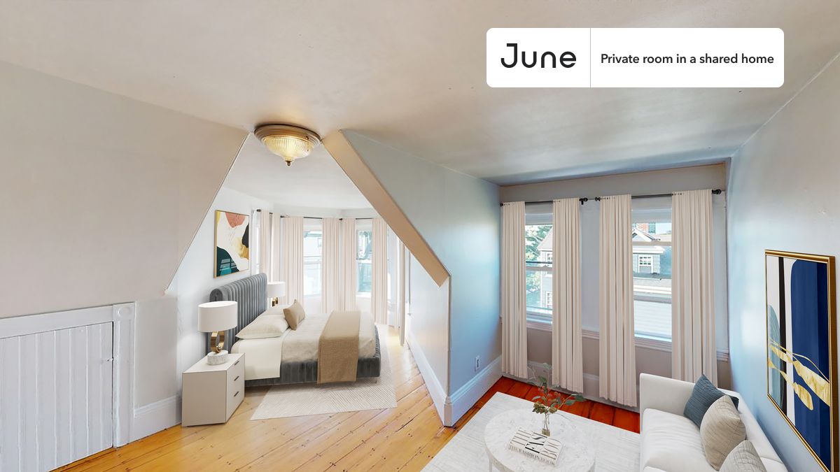 PLEASE NOTE: This is a private room in a shared apartment. You will have your own bedroom and shared common areas (kitchen, bathroom, etc.) with other residents.
Queen bedroom in a 6 bedroom / 2 bathroom apartment!
Check out 3D tour now: https://jnhm.es/89M
This Queen room in Brighton is available on a 12 month lease or a flexible short term (31 to 364 days) lease. You pick your custom start and end date. Monthly rent rate is determined by furnishing preference, move-in date and move-out date. Speak to a June representative for recommendations on the best stay duration for the lowest rate, and learn more about this home on the June website: https://jnhm.es/67R
Amenities of this home: Dishwasher, Furnished Common Areas, Wi-Fi - Paid separately (High-Speed), Guarantors Allowed, 32-inch Flat-Screen TV, Laundry in home (free), Hardwood Flooring, Microwave, Oven, Refrigerator, also, this unit is conveniently located, several local parks, restaurants and bars are just minutes away.
About June Homes: Welcome to the easiest rental experience of your life. Rent furnished or unfurnished apartments on a 12 month lease or a flexible short term (31 to 364 days). As a resident, you’ll have access to 24/7 support and monthly cleanings of the home’s shared spaces. Sign up now to apply online for your next home with June: https://jnhm.es/sign-roomi
Brokers welcome! Contact us for more details.
Interested? Kindly note that the minimum stay duration would be 31 days.
Use this listing ID when speaking to June team: #1233 E