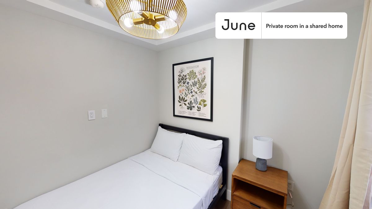 

PLEASE NOTE: This is a private room in a shared apartment. You will have your own bedroom and shared common areas (kitchen, bathroom, etc.) with other residents.

Full bedroom in a 3 bedroom / 1 bathroom apartment!

Check out 3D tour now:  https://jnhm.es/Vr

This  Full room in East Village  is available on a 12 month lease or a flexible short term (31 to 364 days) lease. You pick your custom start and end date. Monthly rent rate is determined by furnishing preference, move-in date and move-out date. Speak to a June representative for recommendations on the best stay duration for the lowest rate, and learn more about this home on the June website:  https://jnhm.es/5IV

Amenities of this home:   Dishwasher,    Furnished Common Areas,    Wi-Fi - Paid separately (High-Speed),    Guarantors Allowed,          Laundry in home (free),    Wall-Mounted TV,    Hardwood Flooring,    Microwave,    Oven,    Refrigerator,   also, this unit is conveniently located, several local parks, restaurants and bars are just minutes away.

About June Homes: Welcome to the easiest rental experience of your life. Rent furnished or unfurnished apartments on a 12 month lease or a flexible short term (31 to 364 days). As a resident, you’ll have access to 24/7 support and monthly cleanings of the home’s shared spaces. Sign up now to apply online for your next home with June: https://jnhm.es/sign-roomi

Brokers welcome! Contact us for more details.

Interested? Use this listing ID when speaking to June team:  #729 C