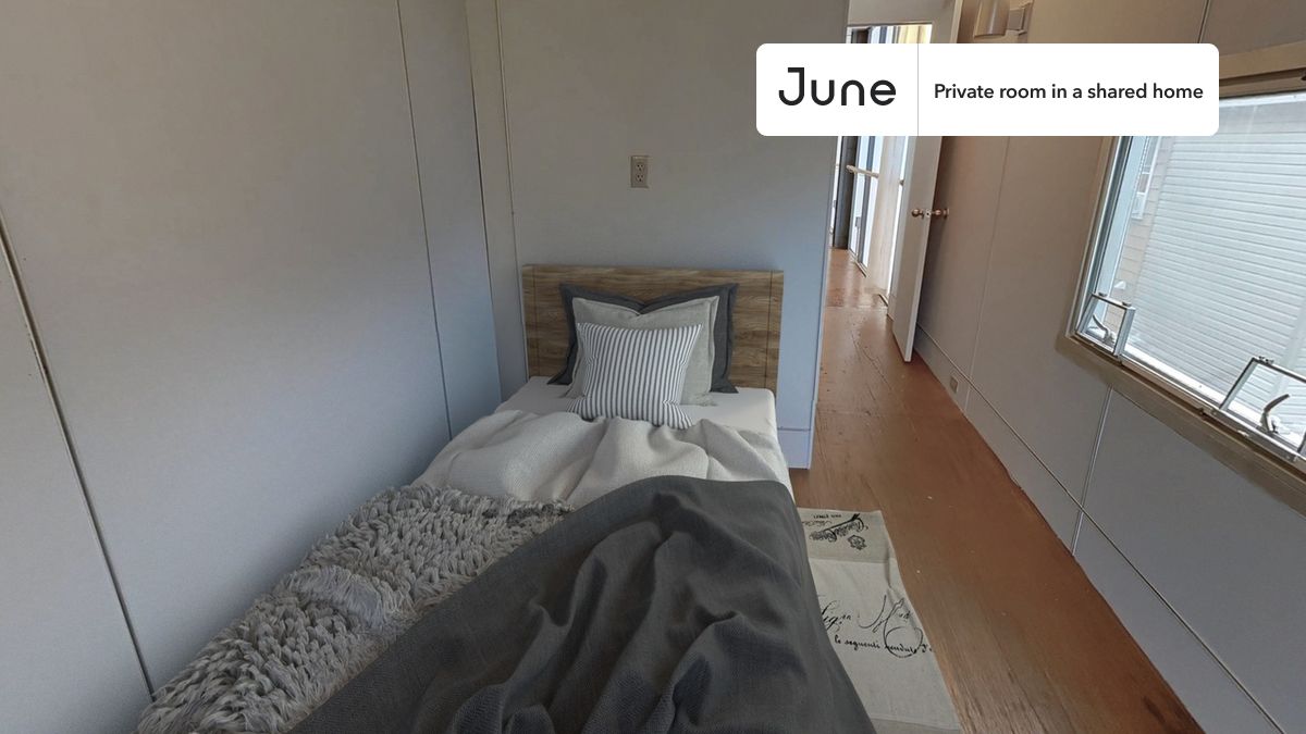 PLEASE NOTE: This is a private room in a shared apartment. You will have your own bedroom and shared common areas (kitchen, bathroom, etc.) with other residents.
Full bedroom in a 6 bedroom / 6 bathroom apartment!
Check out 3D tour now: https://jnhm.es/QQ
This Full room in Brookland is available on a 12 month lease or a flexible short term (31 to 364 days) lease. You pick your custom start and end date. Monthly rent rate is determined by furnishing preference, move-in date and move-out date. Speak to a June representative for recommendations on the best stay duration for the lowest rate, and learn more about this home on the June website: https://jnhm.es/LO
Amenities of this home: Dishwasher, Furnished Common Areas, Wi-Fi - Paid separately (High-Speed), Guarantors Allowed, 32-inch Flat-Screen TV, Dining area, Street parking - City permit required, Laundry in home (free), Enclosed backyard, Hardwood Flooring, Microwave, Oven, Refrigerator, also, this unit is conveniently located, several local parks, restaurants and bars are just minutes away.
About June Homes: Welcome to the easiest rental experience of your life. Rent furnished or unfurnished apartments on a 12 month lease or a flexible short term (31 to 364 days). As a resident, you’ll have access to 24/7 support and monthly cleanings of the home’s shared spaces. Sign up now to apply online for your next home with June: https://jnhm.es/sign-roomi
Brokers welcome! Contact us for more details.
Interested? Kindly note that the minimum stay duration would be 31 days.
Use this listing ID when speaking to June team: #370 C
