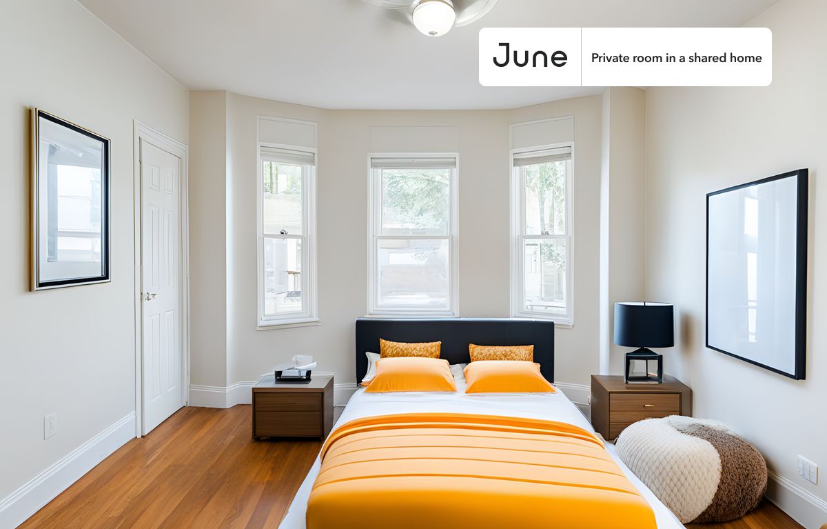 PLEASE NOTE: This is a private room in a shared apartment. You will have your own bedroom and shared common areas (kitchen, bathroom, etc.) with other residents.
Queen bedroom in a 2 bedroom / 1 bathroom apartment!
Check out 3D tour now: https://jnhm.es/88O
This Queen room in JFK/UMass is available on a 12 month lease or a flexible short term (31 to 364 days) lease. You pick your custom start and end date. Monthly rent rate is determined by furnishing preference, move-in date and move-out date. Speak to a June representative for recommendations on the best stay duration for the lowest rate, and learn more about this home on the June website: https://jnhm.es/5Yz
Amenities of this home: Furnished Common Areas, Wi-Fi - Paid separately (High-Speed), Guarantors Allowed, 32-inch Flat-Screen TV, Laundry - Paid separately (in building), Hardwood Flooring, Microwave, Oven, Refrigerator, also, this unit is conveniently located, several local parks, restaurants and bars are just minutes away.
About June Homes: Welcome to the easiest rental experience of your life. Rent furnished or unfurnished apartments on a 12 month lease or a flexible short term (31 to 364 days). As a resident, you’ll have access to 24/7 support and monthly cleanings of the home’s shared spaces. Sign up now to apply online for your next home with June: https://jnhm.es/sign-roomi
Brokers welcome! Contact us for more details.
Interested? Kindly note that the minimum stay duration would be 31 days.
Use this listing ID when speaking to June team: #1029 A