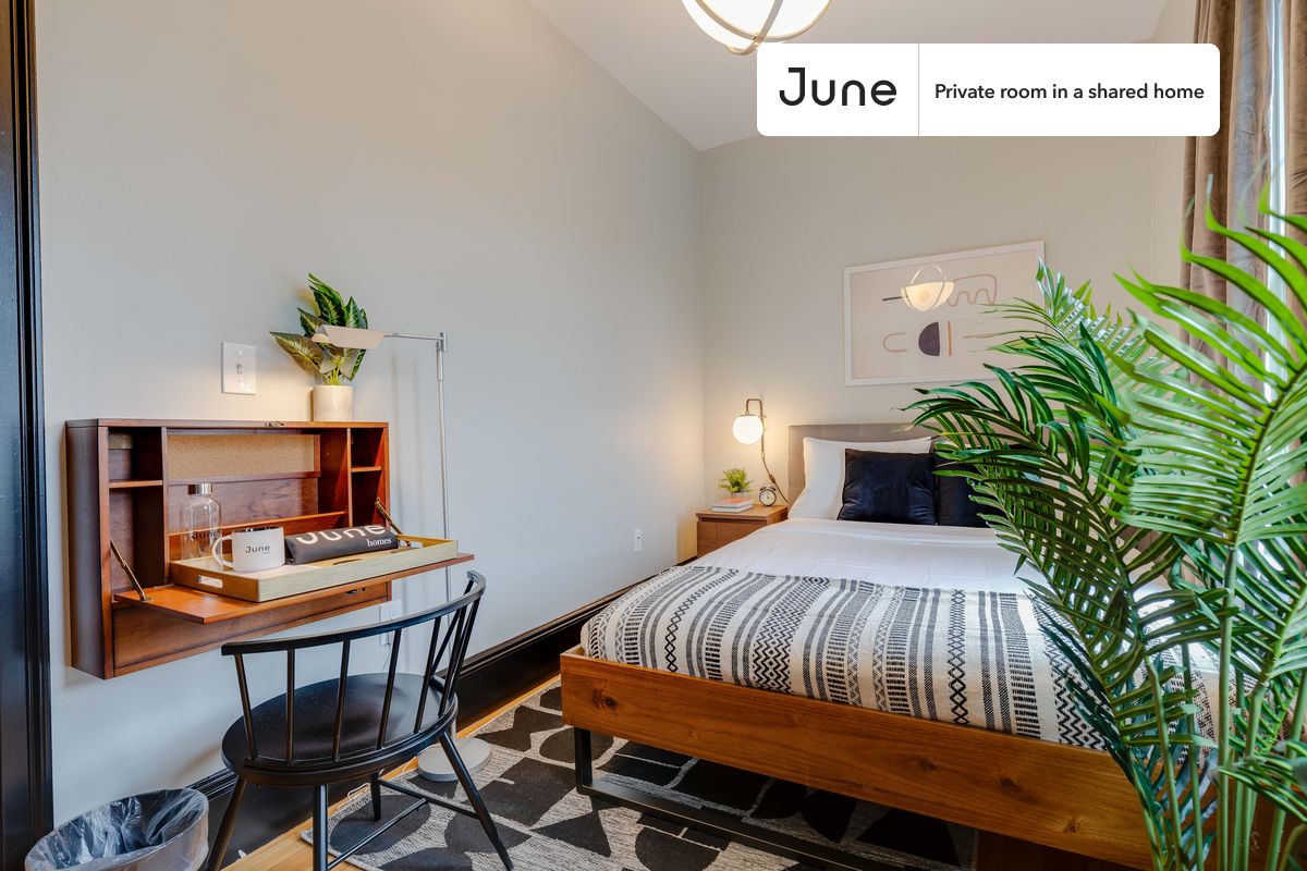 PLEASE NOTE: This is a private room in a shared apartment. You will have your own bedroom and shared common areas (kitchen, bathroom, etc.) with other residents.
Queen bedroom in a 4 bedroom / 1.5 bathroom apartment!
Check out 3D tour now: https://jnhm.es/PJ
This Queen room in South Boston is available on a 12 month lease or a flexible short term (31 to 364 days) lease. You pick your custom start and end date. Monthly rent rate is determined by furnishing preference, move-in date and move-out date. Speak to a June representative for recommendations on the best stay duration for the lowest rate, and learn more about this home on the June website: https://jnhm.es/Cd
Amenities of this home: Dishwasher, Furnished Common Areas, Wi-Fi - Paid separately (High-Speed), Guarantors Allowed, 32-inch Flat-Screen TV, Dine in kitchen, Street parking - City permit required, Laundry in home (free), Smart lock, Hardwood Flooring, Microwave, Oven, Refrigerator, also, this unit is conveniently located, several local parks, restaurants and bars are just minutes away.
About June Homes: Welcome to the easiest rental experience of your life. Rent furnished or unfurnished apartments on a 12 month lease or a flexible short term (31 to 364 days). As a resident, you’ll have access to 24/7 support and monthly cleanings of the home’s shared spaces. Sign up now to apply online for your next home with June: https://jnhm.es/sign-roomi
Brokers welcome! Contact us for more details.
Interested? Kindly note that the minimum stay duration would be 31 days.
Use this listing ID when speaking to June team: #194 3B