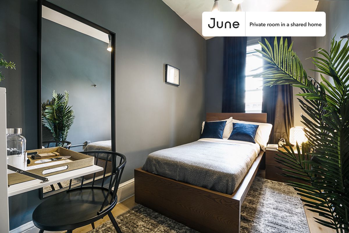 PLEASE NOTE: This is a private room in a shared apartment. You will have your own bedroom and shared common areas (kitchen, bathroom, etc.) with other residents.
Twin bedroom in a 5 bedroom / 1 bathroom apartment!
Check out 3D tour now: https://jnhm.es/PG
This Twin room in Hell's Kitchen is available on a 12 month lease or a flexible short term (31 to 364 days) lease. You pick your custom start and end date. Monthly rent rate is determined by furnishing preference, move-in date and move-out date. Speak to a June representative for recommendations on the best stay duration for the lowest rate, and learn more about this home on the June website: https://jnhm.es/BW
Amenities of this home: Dishwasher, Furnished Common Areas, Wi-Fi - Paid separately (High-Speed), Guarantors Allowed, 32-inch Flat-Screen TV, Dine in kitchen, Hardwood Flooring, Microwave, Oven, Refrigerator, also, this unit is conveniently located, several local parks, restaurants and bars are just minutes away.
About June Homes: Welcome to the easiest rental experience of your life. Rent furnished or unfurnished apartments on a 12 month lease or a flexible short term (31 to 364 days). As a resident, you’ll have access to 24/7 support and monthly cleanings of the home’s shared spaces. Sign up now to apply online for your next home with June: https://jnhm.es/sign-roomi
Brokers welcome! Contact us for more details.
Interested? Use this listing ID when speaking to June team: #188 5D