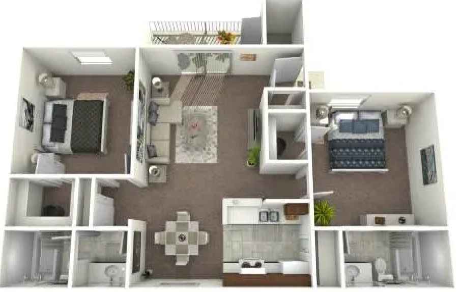 I work at the University of Arizona and am looking for a person to take the 2nd room in a 2 bedroom apartment. I tend to stick to my room when I am home and try to keep the common area clean. It didn't have an option below but there is on site laundry.