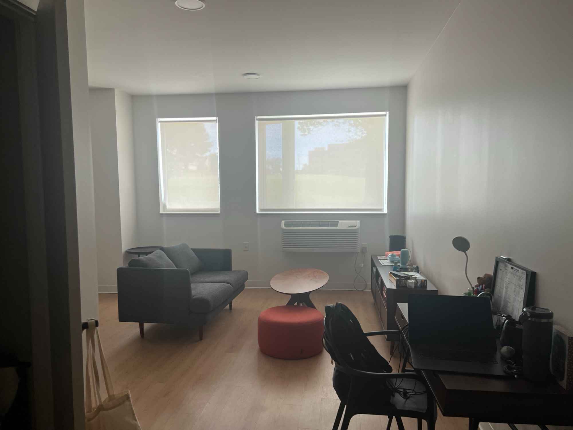 Very quiet place
Under security 24/7 
Parking available 
Internet and Hot water included in rent 
Only pay for electricity 
Valet trash pickup available