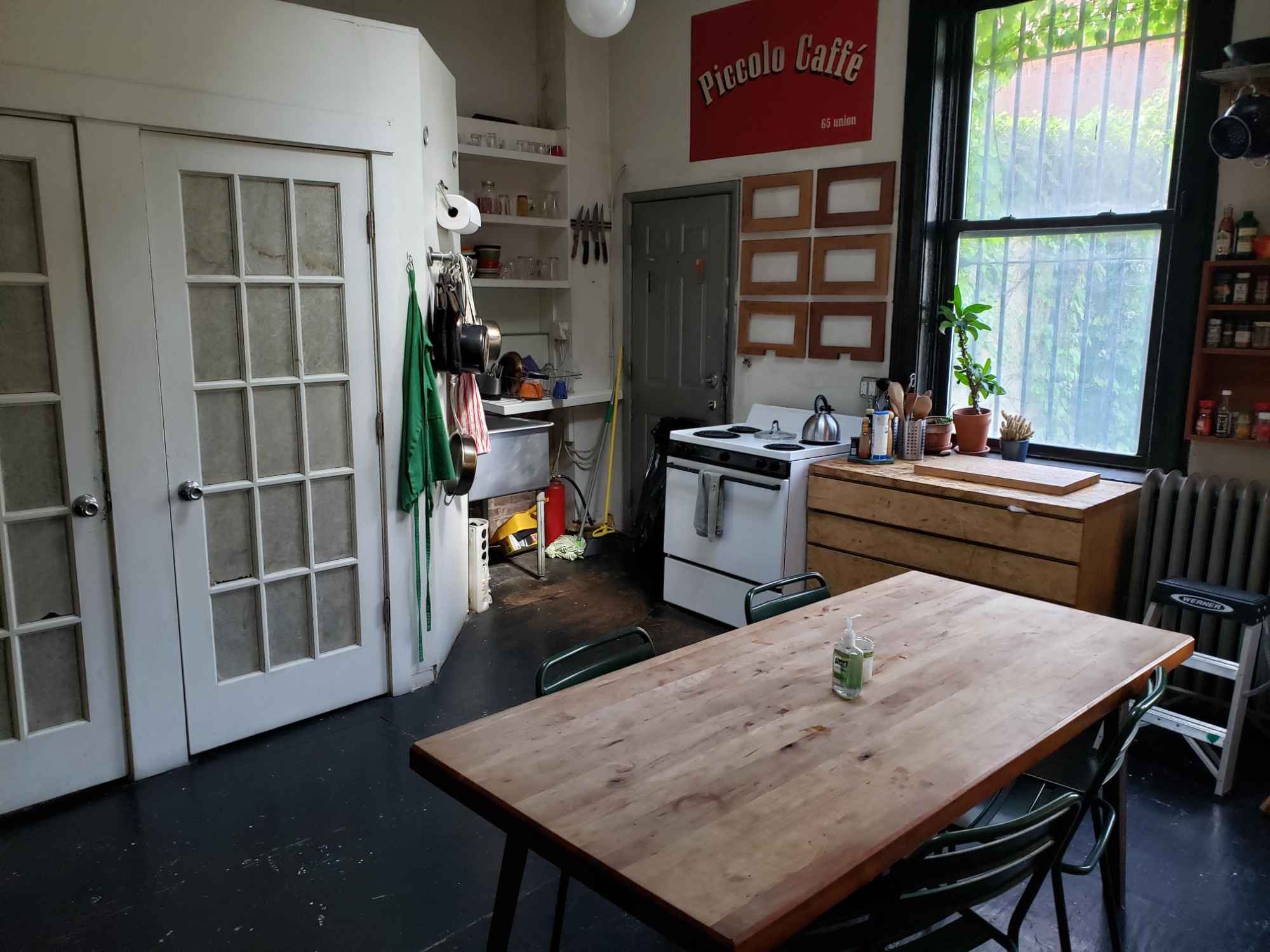 $1137.50/mo (+$1137.50 security deposit) Room is open November 1st in 4-room 1-ba apartment in Columbia Waterfront District, Brooklyn. Between Carroll Gardens and Red Hook.
Month-to-month. Utilities split average $60-70 per person.
No pets. No smoking. No vaping.
Small bedroom, but common spaces are massive for NY. Thoughtfully furnished by a designer/architect (don't bring your own common space furniture). Room is unfurnished but comes with an existing AC.
Large windows/skylight in common spaces with tons of natural light. Fantastic place to cook. Fully stocked kitchen (don't bring your own set of appliances). Cozy backyard. Mudroom and basement available for storage. No laundry in building but fantastic laundromat half a block away.
Easy ground floor bike parking, easy biking to Manhattan and the rest of Brooklyn. Only a few blocks walk to idyllic Carroll Gardens. 15 min walk/protected bike lane to Brooklyn Bridge Park. 12 min walk to Carroll F/G subway stop. B61 bus to go to Downtown BK or Red Hook stops right outside. 15 min bus or 20 min train to NYU Tandon.
Good place for students to study. Students are welcome.
Brief summary of 2 current residents:
Dat, me: 43, M. Handyman, lamp maker. Active in DIY/maker/new media scenes.
P: Late 20s, M. Works at bars. Seldom home.
L: 25, F. Grad student in urban planning.
Everyone is independent and self-motivated, busy with their own professional & creative pursuits. We treat our home as a calm place to refuel and recharge in between long days. EG headphones worn in common space, quiet after 10 pm and guests are seldom. If we want to go wild and party with pals we mainly do that outside of the apartment, appropriately taking advantage of the wealth of NYC options instead of being disruptive at home and spoiling other people's downtime.
We are looking for people who are like-minded and keep similar habits to maintain a place of peace and rest to benefit everyone.
Reply for more pictures and info.