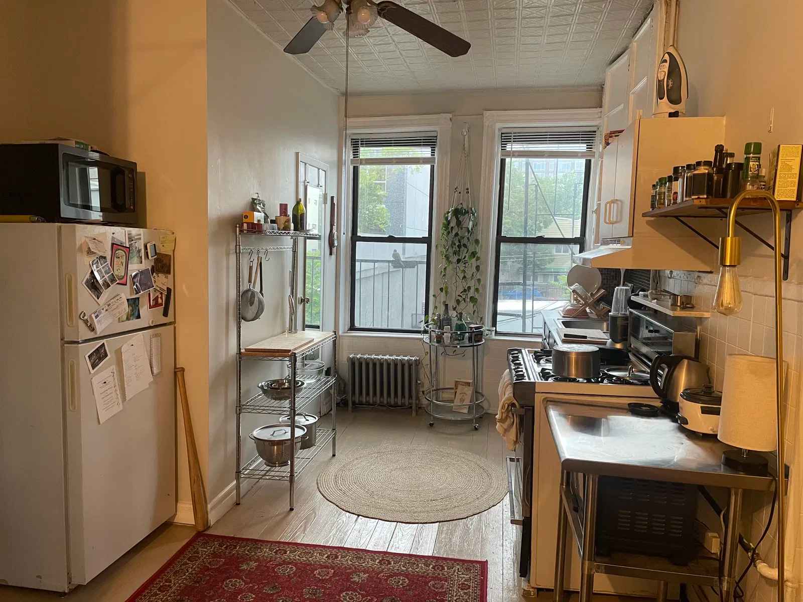 Spacious 1 bedroom apartment in pre-war building located in the heart of Williamsburg. Quiet street but just steps from all the action.

Location highlights:
• 5-minute walk to the L/G trains at Lorimer St, 7-minute walk to Bedford Ave
• Surrounded by trendy bars, restaurants, and cafes (like Lilia, Bernies and The Four Horsemen)
• Close to McCarren Park and Domino Park
• Local grocery stores, bodegas, and specialty shops within walking distance

About the apartment:
• Classic pre-war charm with generous living space
• Fully furnished
• No TV but I do have a projector + PS5(Netflix, HBO, etc)!
• All utilities included
• Note: No dishwasher or washer/dryer in-unit

Ideal for:
• Professionals seeking a comfortable short-term stay in a vibrant neighborhood
• Individuals wanting quick and easy access to Manhattan

Other details:
• No couples or pets, please
• No parties or large gatherings
• Looking for someone respectful and tidy

About This Lister
Hi there! I’m Charles, 35, and I’ve been living in Brooklyn for the past 14 years. I work in tech and am originally from England. Outside of work, I enjoy playing music, spending time with friends, and traveling. I’ll be visiting family over the holidays, so I’m looking to sublet my apartment during that time. The dates are somewhat flexible — feel free to reach out with any questions or to discuss timing!

Lister's Relationship to the Space
I am the current tenant
Rental requirements
-Zoom/In person meeting depending on location.
-Signed agreement(approved by both parties).
-$1000 Deposit.