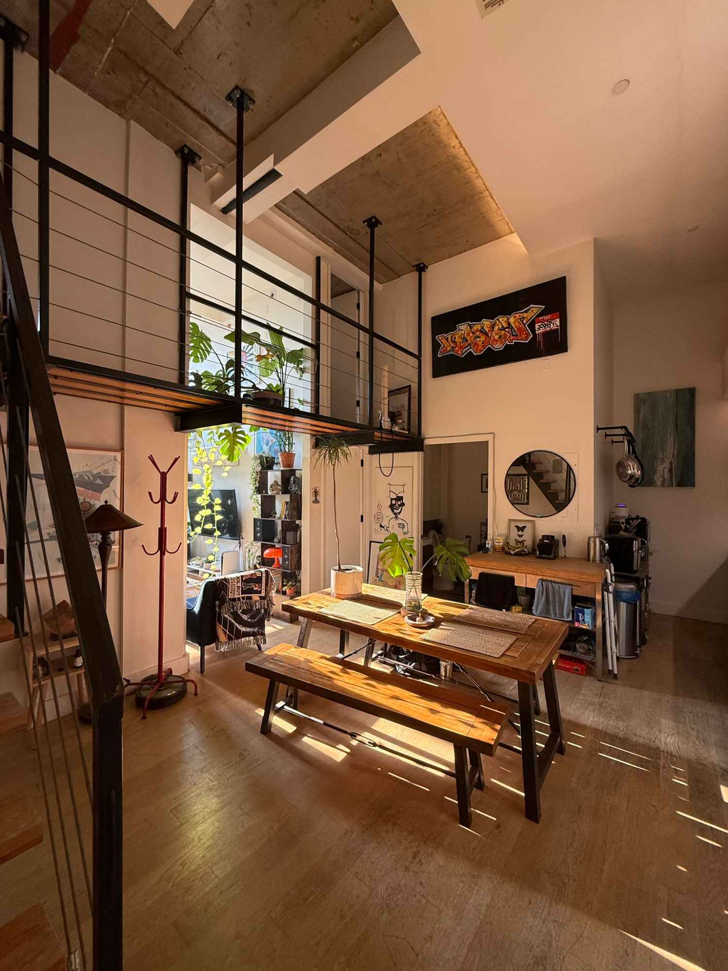 Currently looking for someone to sublet our third room in a 3 bedroom apartment with lofted ceilings that let in a ton of sunlight. Perfect for plants.

Ideal roommate is a considerate, career-oriented professional who values a clean and tidy place, and is respectful of shared spaces - you will be joining two guys in their mid-twenties who work in Finance. *Must be animal friendly.

Highlights:
- Elevator
- Dishwasher
- AC/Heat/Fan units in each room
- In wall speakers
- Large bedroom window/sunlight
- Shared in-unit office space (we both work there daily)
- Big accessible rooftop with grill
- Gym in building
- Steam room
- Washer/Dryer in building
- Recreation room with couches and foosball table in building
- Extremely Sunlit common areas
- Common Areas are 100% furnished.

The room available (labeled room 2)
- Fully furnished (bed frame, mattress, dresser, and desk with monitor)
- Large Window
- Large double door closet

Room Price: $2100
Security Deposit: $2010
Utilities (per person): ~$175
- Wifi: $34.66
- Cleaner: $66.66 (comes 1x a month - non negotiable)
- Energy: $50-110 (depending on the season, heat)

Looking for Dec 1 Move ins.

Send me a message if the place interests you and we can set up a facetime!