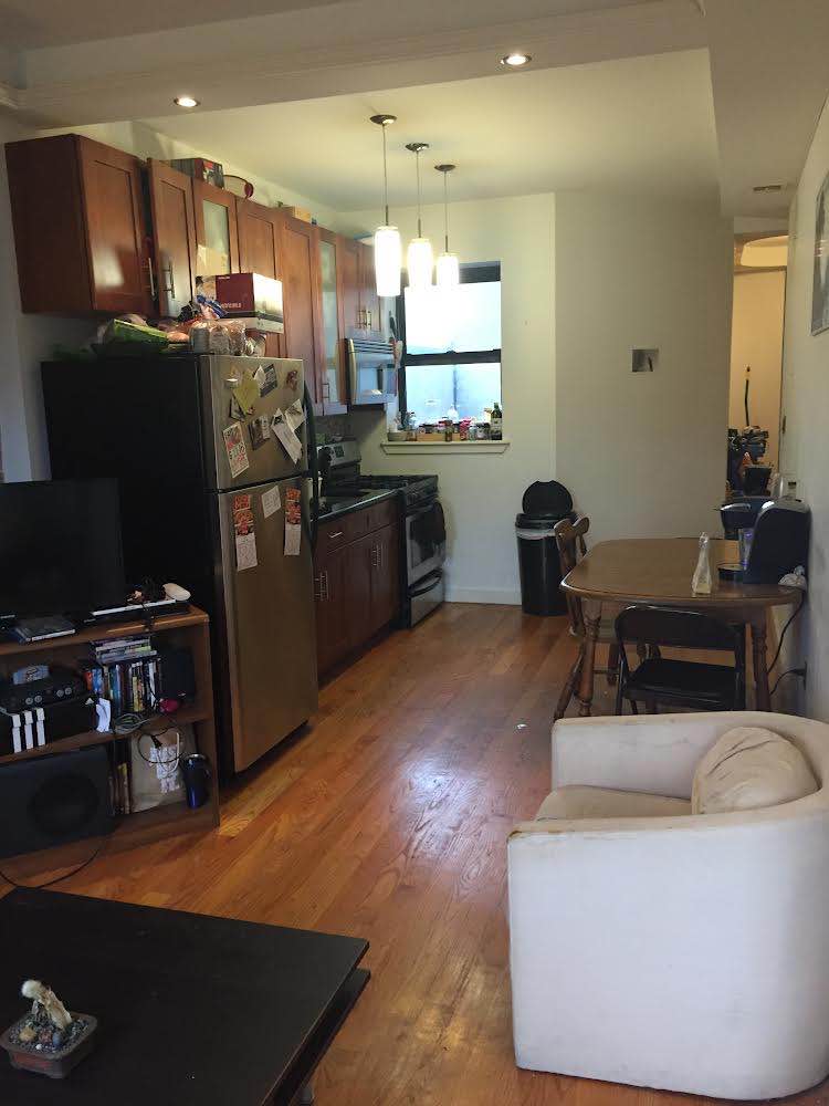 Ive been living here for 13 years - mostly with roommates - they moved out in September so my now-ex-girlfriend could move in, and we broke up the other day. So looking for roommates starting Feb 1. It’s a nice place, close to the J train, walking distance from the L and C trains. Lots of goings on in the neighborhood, beautiful rooftop. I’m a saxophone player so I do make some noise, but I keep it to respectful daytime hours and it’s a priority for me to maintain good relationships with the rest of the apartment and building. 