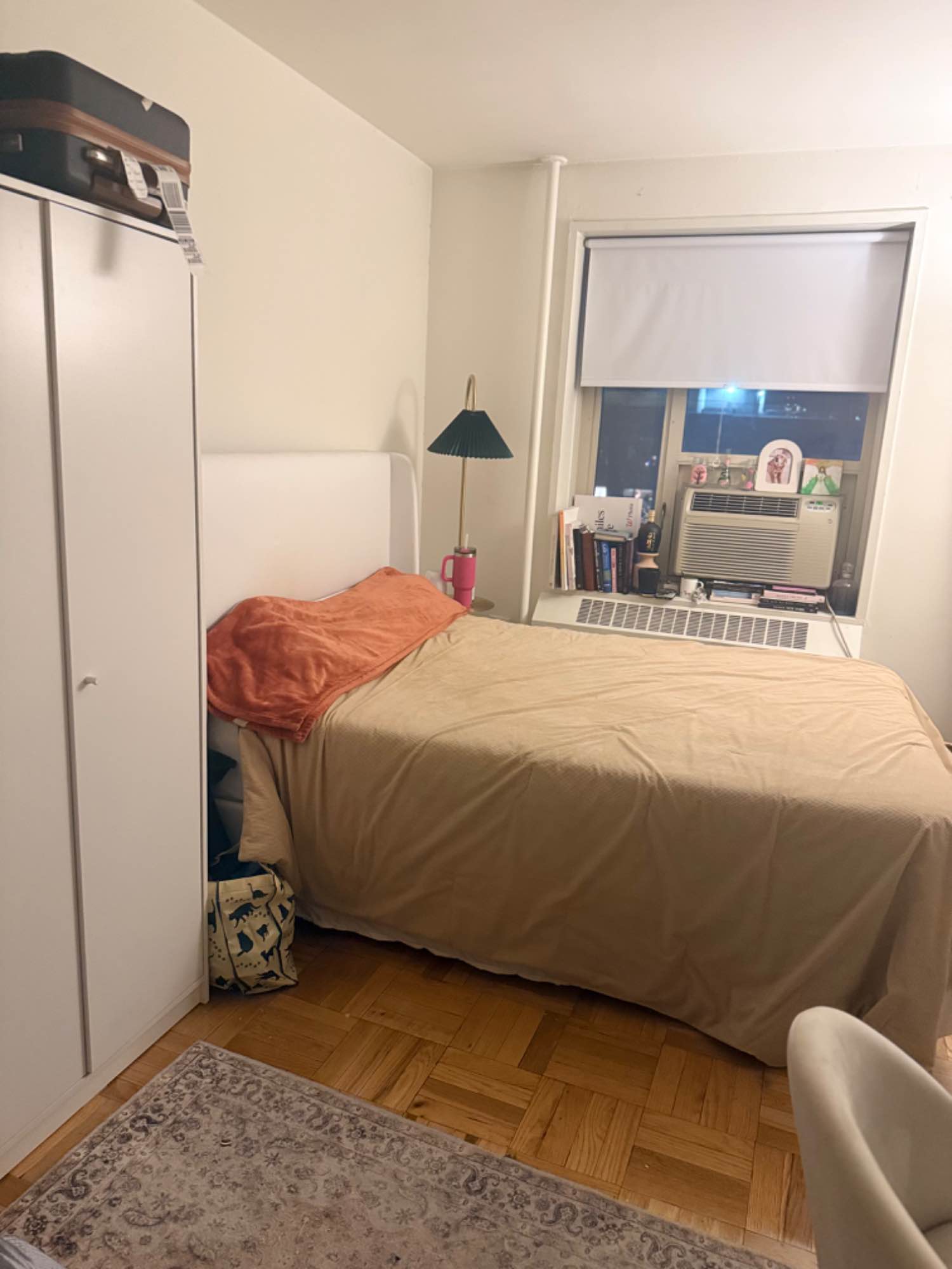 Room Available in Stuytown — $1700/month

Hi everyone! We’re looking for a female roommate in their late 20s early 30s to move into our 3 bed / 1 bath apartment in Stuytown. Move-in is late December or Jan 1 — you’d be finishing out our current lease through February with the intention to re-sign the full year!

About the room:
	•	$1700/month
	•	Closet directly across the hall
	•	Shared kitchen, bathroom, coat closet and overflow closet
	•	Room gets nice light and fits a queen bed + furniture comfortably
•	Currently holds a queen bed, vanity desk with storage, 3 door wardrobe, and dresser, all of which I’m happy to sell for very cheap!
• laundry in main floor of building, AC included in rent price. WiFi additional cost each month.

About the apartment:
Two female roommates, one who works in office every day and who works a hybrid schedule.  We like to keep things friendly, relaxed, and clean. We are social but respectful of each other’s space and looking for someone similar!

About the area:
	•	On the 14th St of Stuytown — super quiet and safe
	•	Right across from Target and Trader Joe’s
	•	About a 10–12 min walk to Union Square, directly next to the L train
	•	Close to tons of cute coffee shops, restaurants, and parks

If this sounds like a fit, send me a message with a little about you and your move-in timing!