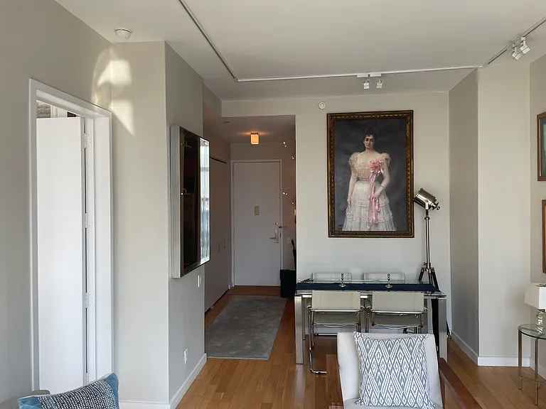 Beautifully fully furnished 1 Bedroom/1 Bath west-facing unit in this coveted Midtown South Condo. Floor-to-ceiling 10ft windows and ample storage. The unit includes a washer/dryer; linens; a fully equipped kitchen, etc. For more details, please email me on {karihughes01@icloud.com}