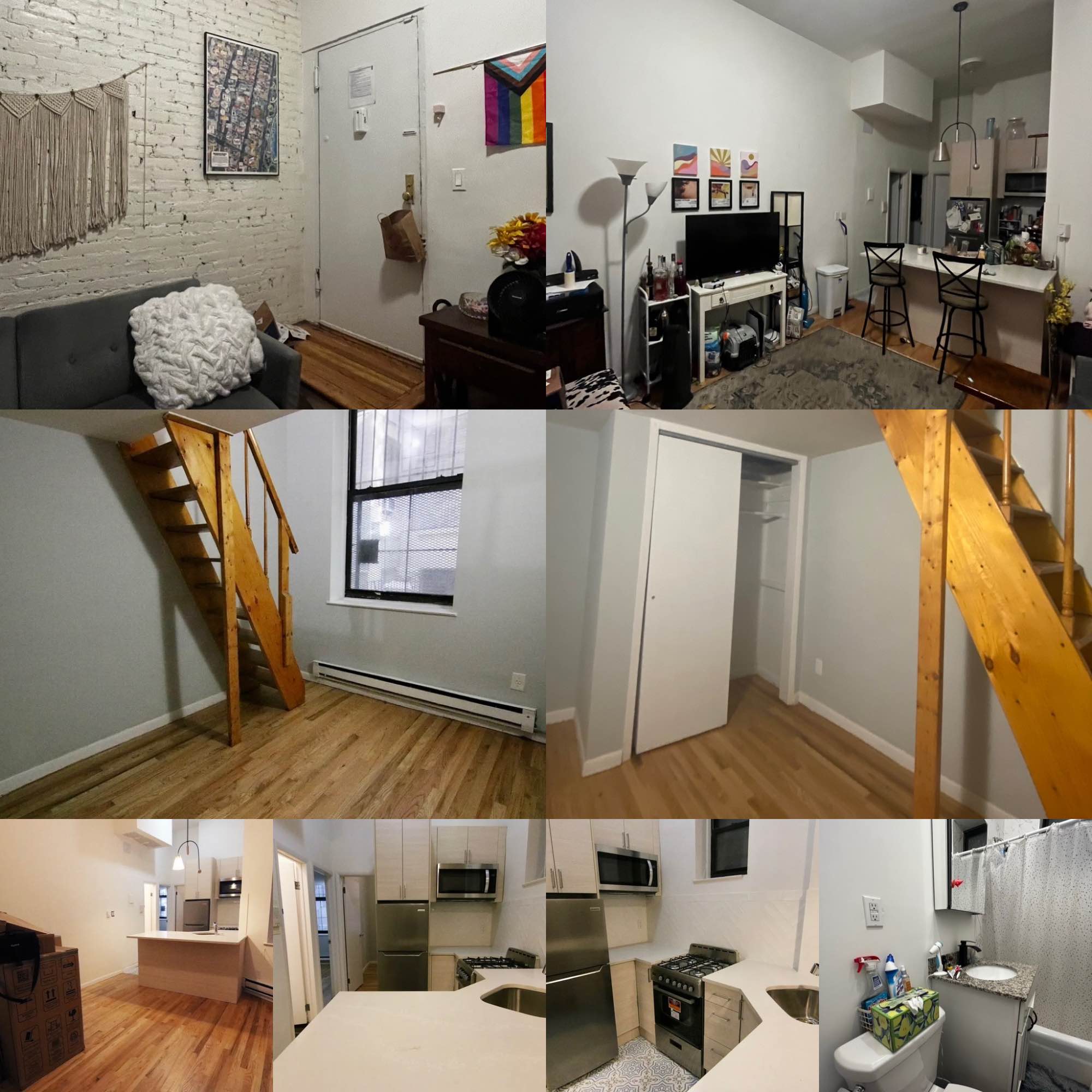 ABOUT THE APARTMENT:

- Ground floor (no stairs!)

- Newly renovated with super high ceilings, a dishwasher, ample cabinet and counter space, and spacious living room and bathroom with tub

- You’d get the larger room which has a closet, loft that fits up to a queen bed, and thermostat dial

- This place is mostly furnished with my things already in the living room! 

ABOUT ME:

- I’m 25 (about to turn 26) work in PR in midtown, and go into the office 3x/week - I work from the living room typically Monday and Friday.

- I don’t really bring the party home when it comes to going out, but am very social and like having a friend (or a couple of them) over from time to time.

- I do community theatre in my free time, and also like checking out new restaurants/bars, being an AMC A-Lister (would love a movie buddy), seeing shows, trying anything fun/interesting/out of the ordinary, and a good couch rot with some candles.