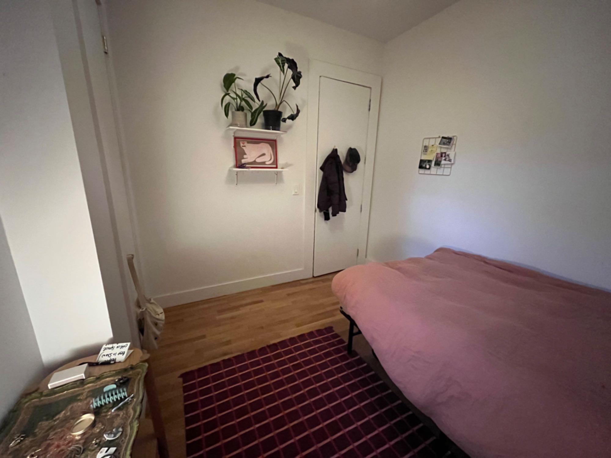 Hi there! I have a lease takeover available for 1 room in a 2 bed in west Crown Heights (2nd floor walk up, no elevator). Start date is July 1st, and will run until end of August. There’s also potential to renew the lease as well.
About the apartment/room:
Room is spacious and could accommodate a queen bed! There's one shared bathroom with an additional closet for storage. The whole apartment will initially be furnished (with the exception of your bedroom), but come renewal the other housemate would be taking her belongings.
Utilities usually run 100~ a month.
You'll be living with the other roomie, Molly (she/her), who is 24 yrs old. She has a WFH schedule as a software engineer for an academic article website, and appreciates biking, cooking, and reading! Molly mostly keeps to herself but is very considerate and friendly.
Ideally, I'm looking for someone respectful, relatively clean (not freakishly - just normal level), and kind as my replacement. Molly and I have been able to create a cozy, comfortable place together, so it'd be great to have that continue after I'm gone.
Property manager requires income 40x the rent (or guarantor), 675+ credit score, and deposit equivalent to one month of rent. Please reach out with any questions you may have!