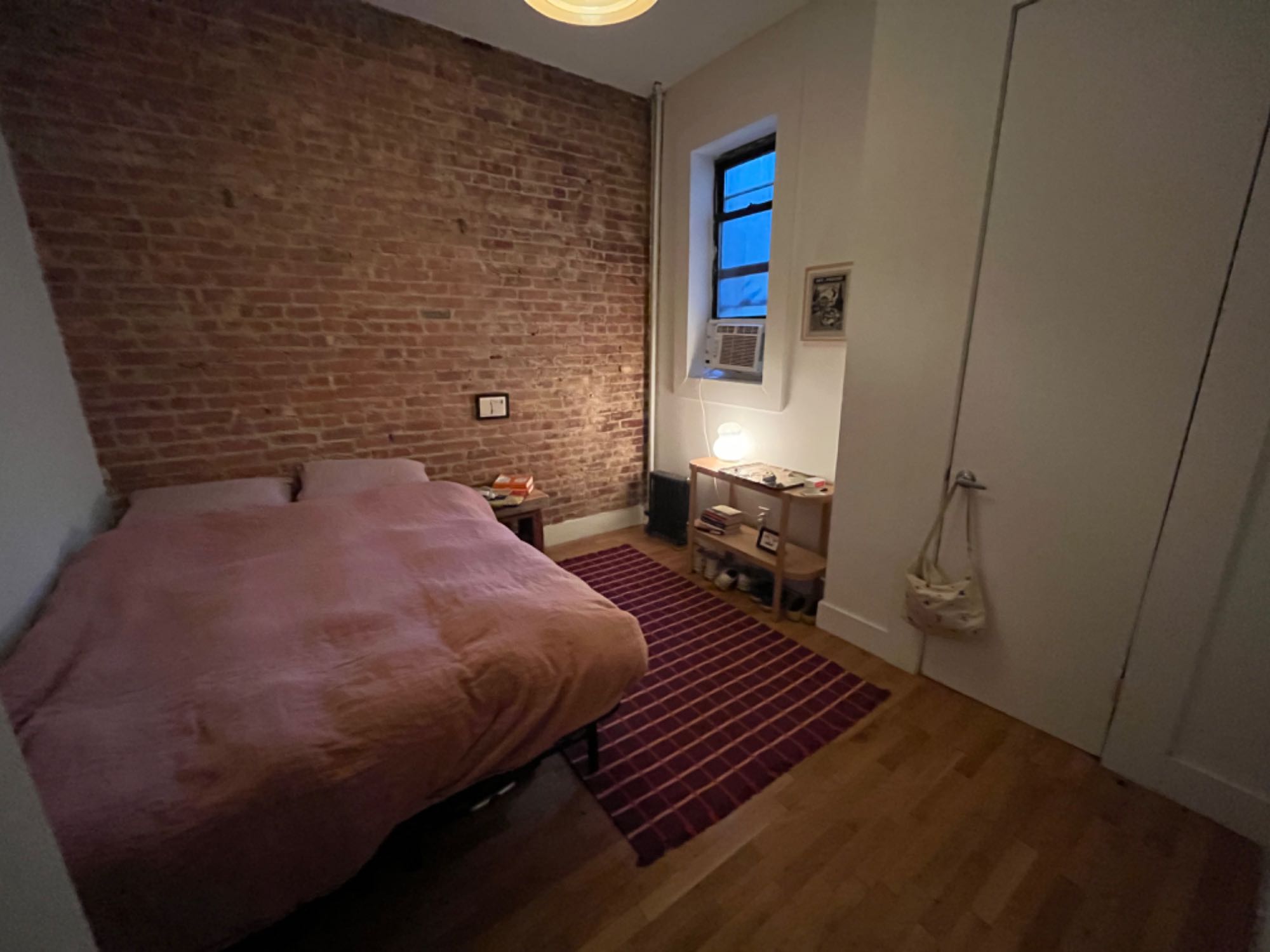 Hi there! I have a lease takeover available for 1 room in a 2 bed in west Crown Heights (2nd floor walk up, no elevator). Start date is July 1st, and will run until end of August. There’s also potential to renew the lease as well.
About the apartment/room:
Room is spacious and could accommodate a queen bed! There's one shared bathroom with an additional closet for storage. The whole apartment will initially be furnished (with the exception of your bedroom), but come renewal the other housemate would be taking her belongings.
Utilities usually run 100~ a month.
You'll be living with the other roomie, Molly (she/her), who is 24 yrs old. She has a WFH schedule as a software engineer for an academic article website, and appreciates biking, cooking, and reading! Molly mostly keeps to herself but is very considerate and friendly.
Ideally, I'm looking for someone respectful, relatively clean (not freakishly - just normal level), and kind as my replacement. Molly and I have been able to create a cozy, comfortable place together, so it'd be great to have that continue after I'm gone.
Property manager requires income 40x the rent (or guarantor), 675+ credit score, and deposit equivalent to one month of rent. Please reach out with any questions you may have!